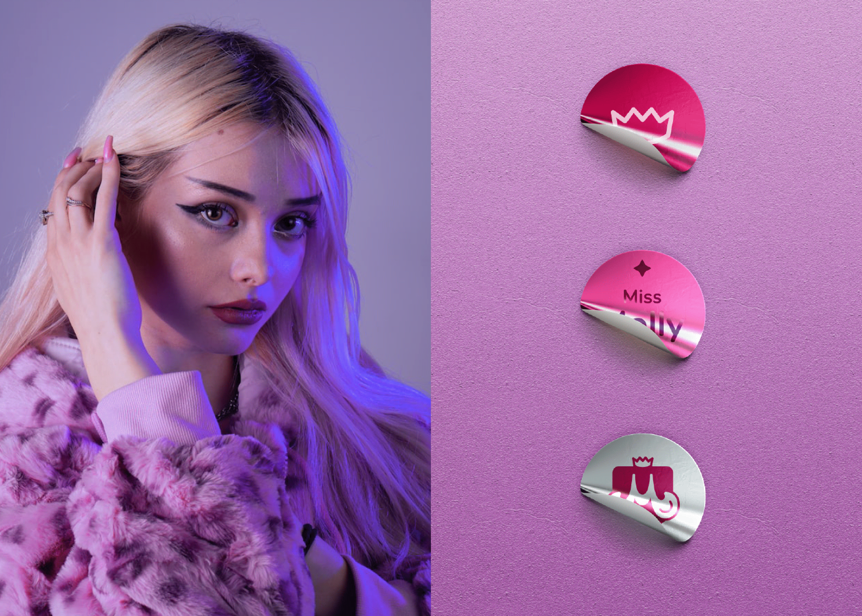 Miss Molly | Heraldic logo and branding — Изображение №3 — Брендинг, Графика на Dprofile