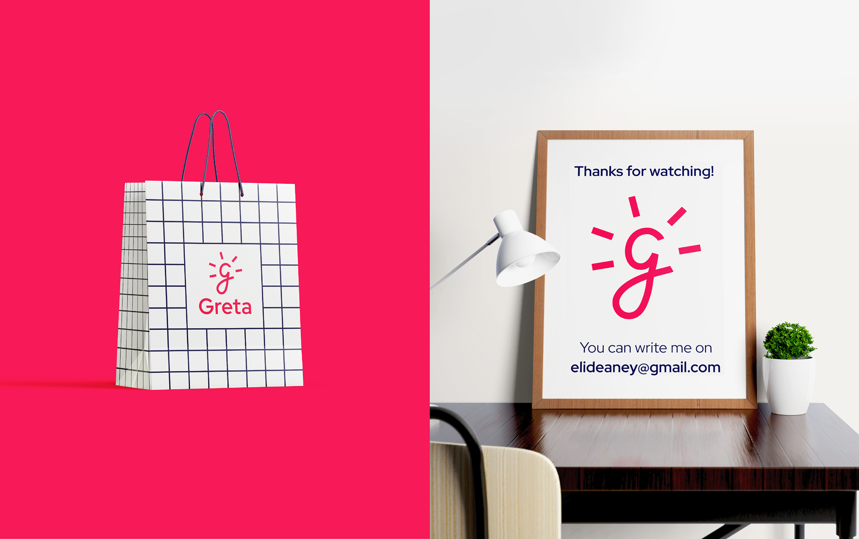 Greta English Club Branding | Minimalist logo — Изображение №8 — Брендинг, Графика на Dprofile