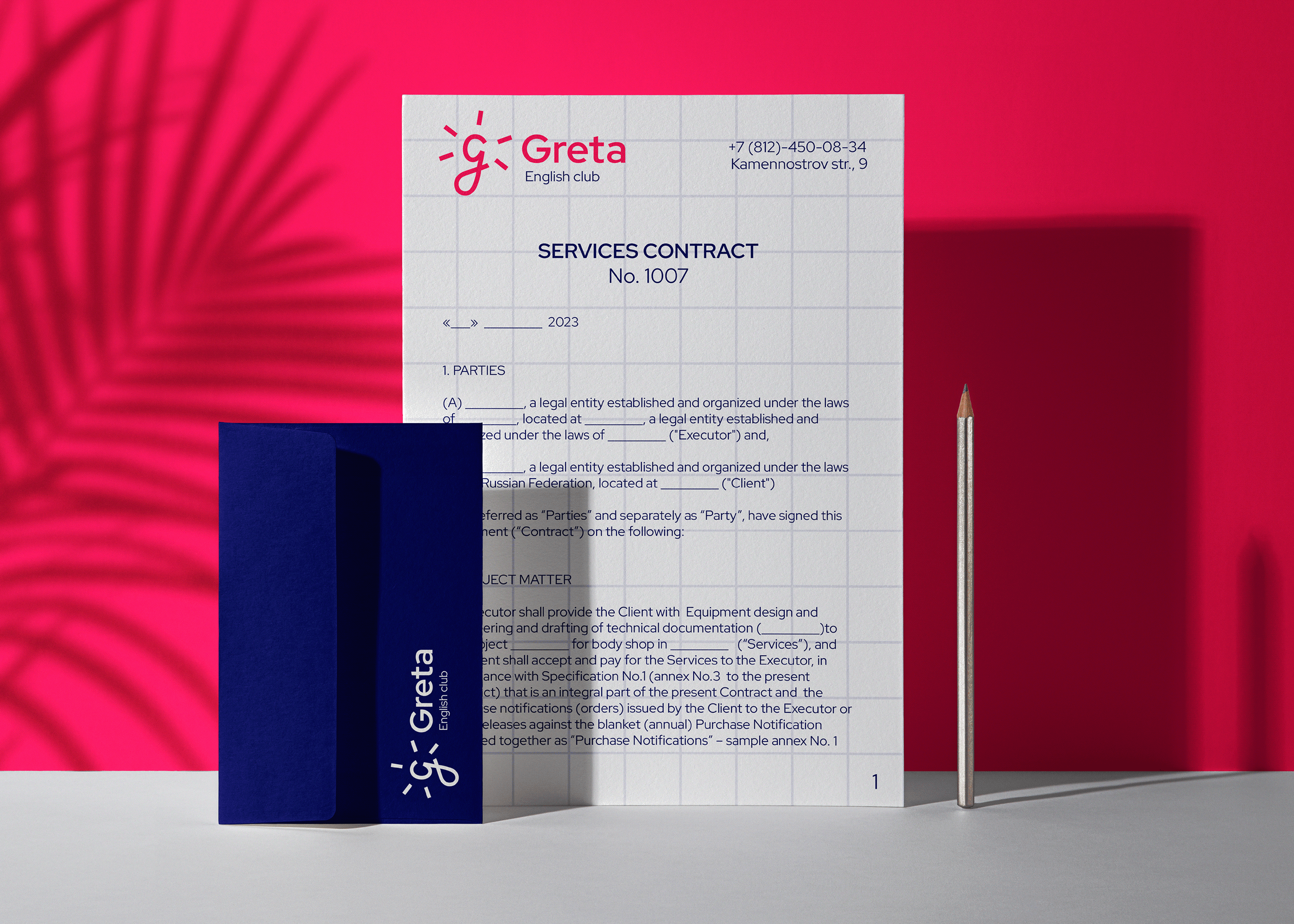 Greta English Club Branding | Minimalist logo — Изображение №5 — Брендинг, Графика на Dprofile