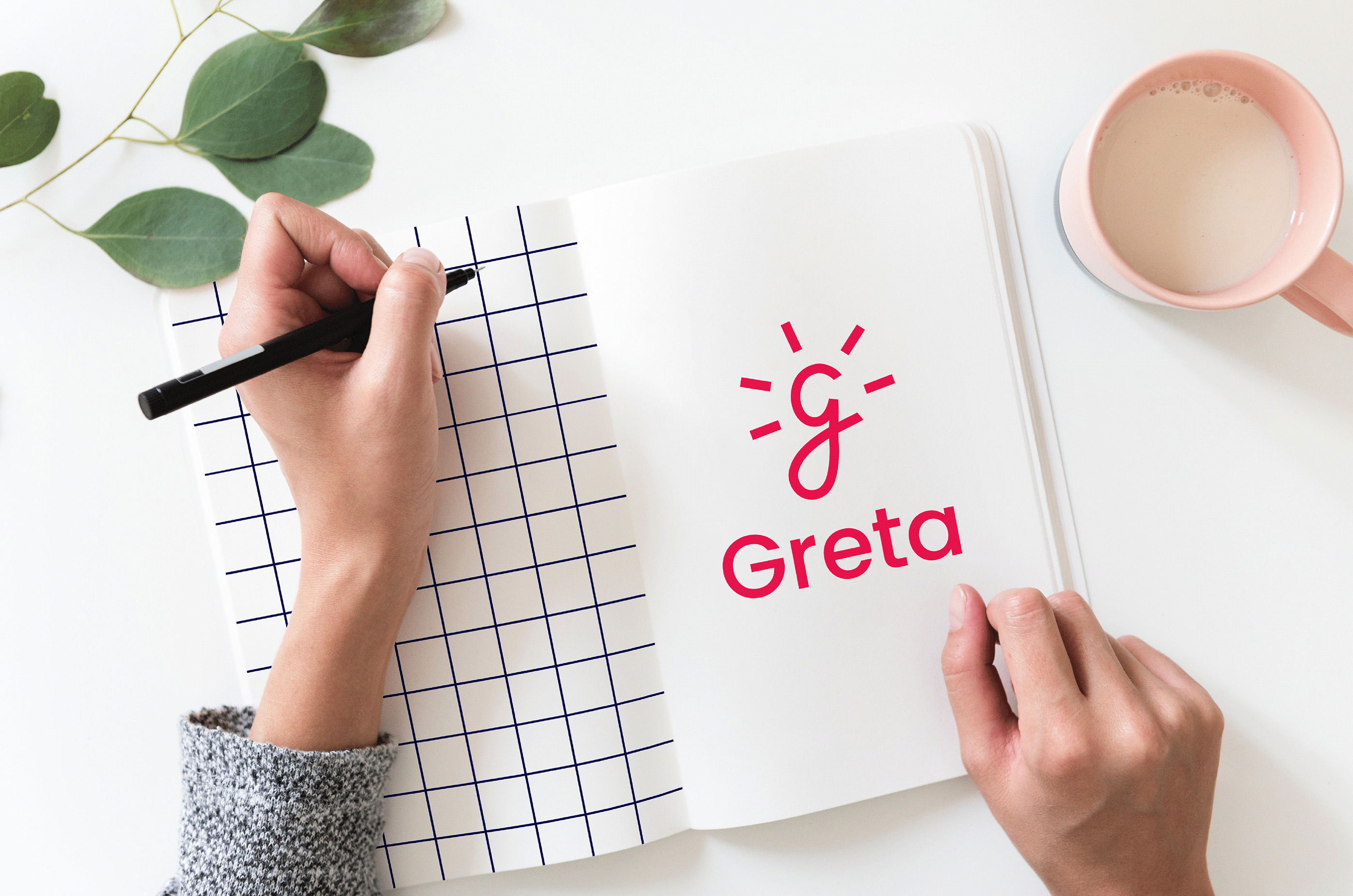 Greta English Club Branding | Minimalist logo — Изображение №1 — Брендинг, Графика на Dprofile