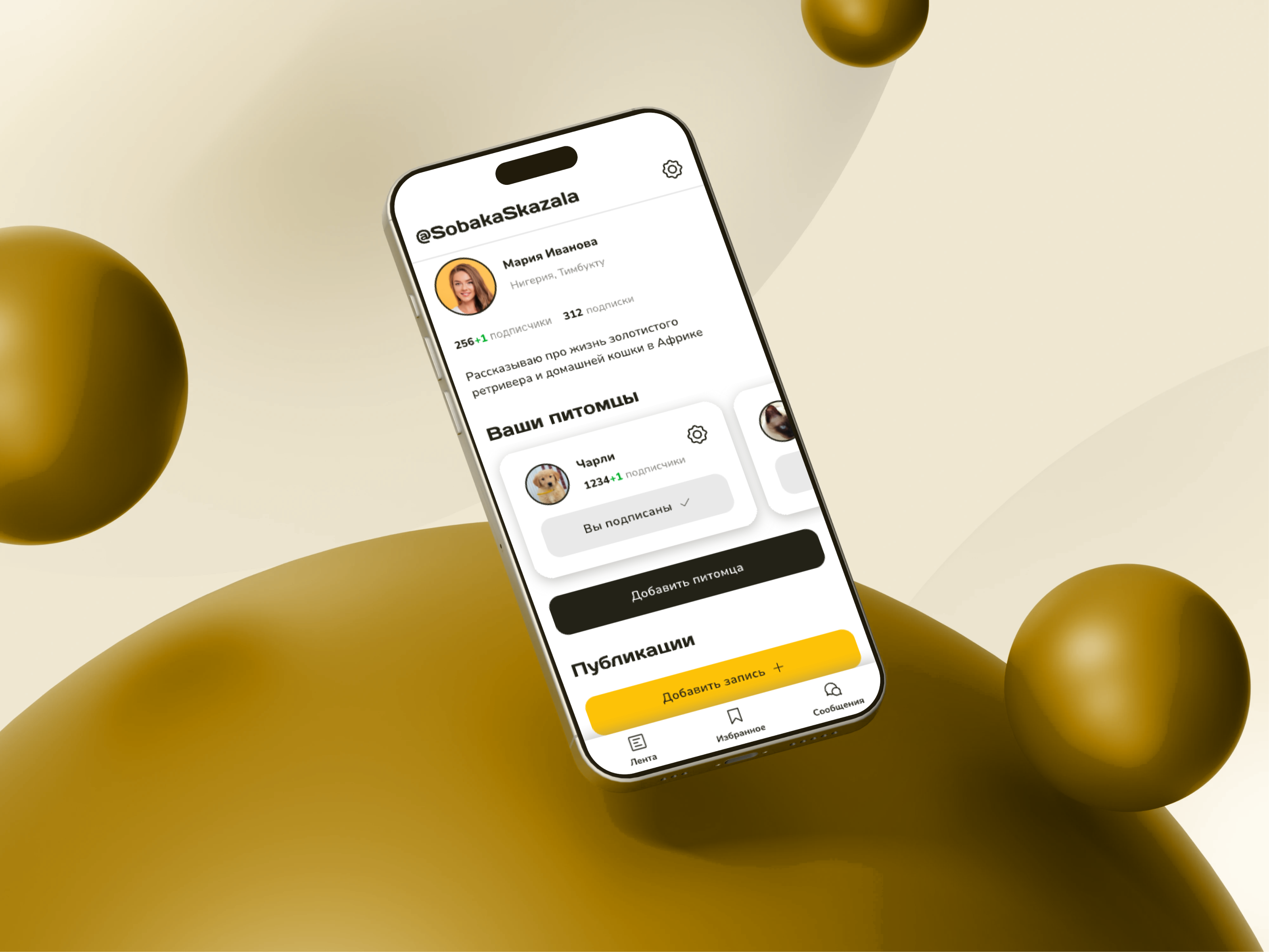 Tyau Tyau | Кроссплатформенное приложение — Изображение №1 — Интерфейсы на Dprofile