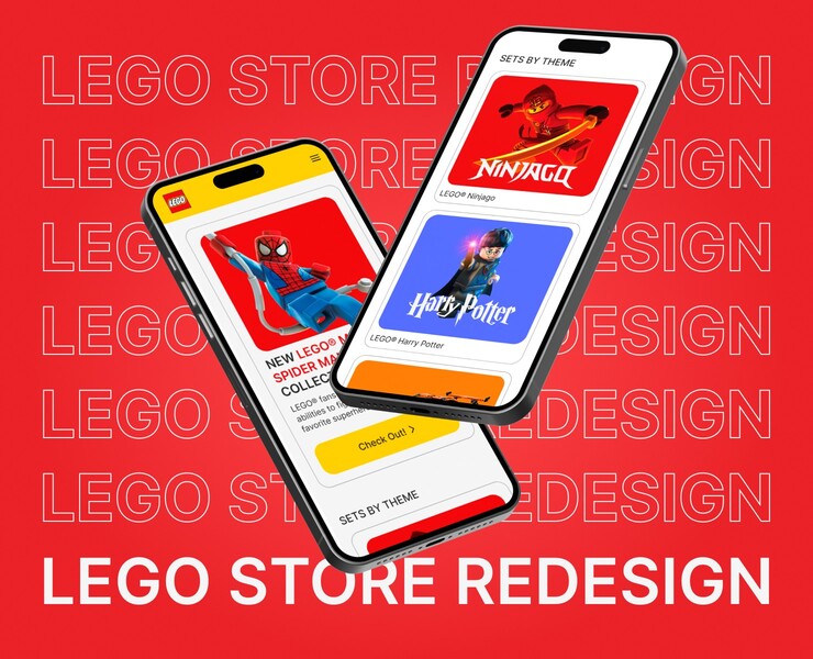 LEGO STORE REDESIGN CONCEPT UX/UI на Dprofile