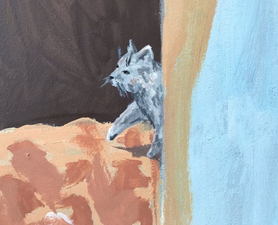 Роспись стен грузинского ресторана Аладастури — Иллюстрация, Графика на Dprofile