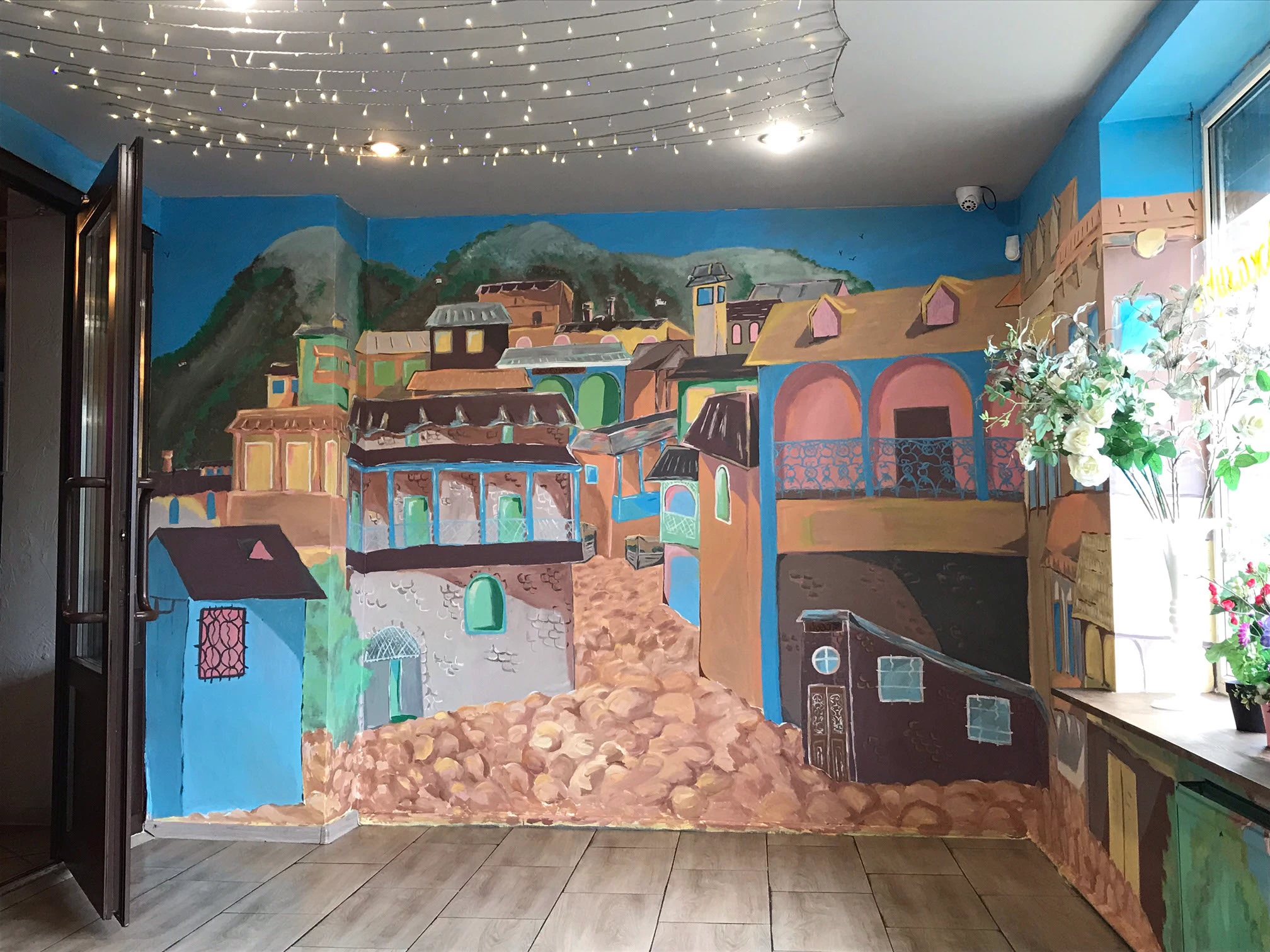 Роспись стен грузинского ресторана Аладастури — Изображение №2 — Иллюстрация, Графика на Dprofile