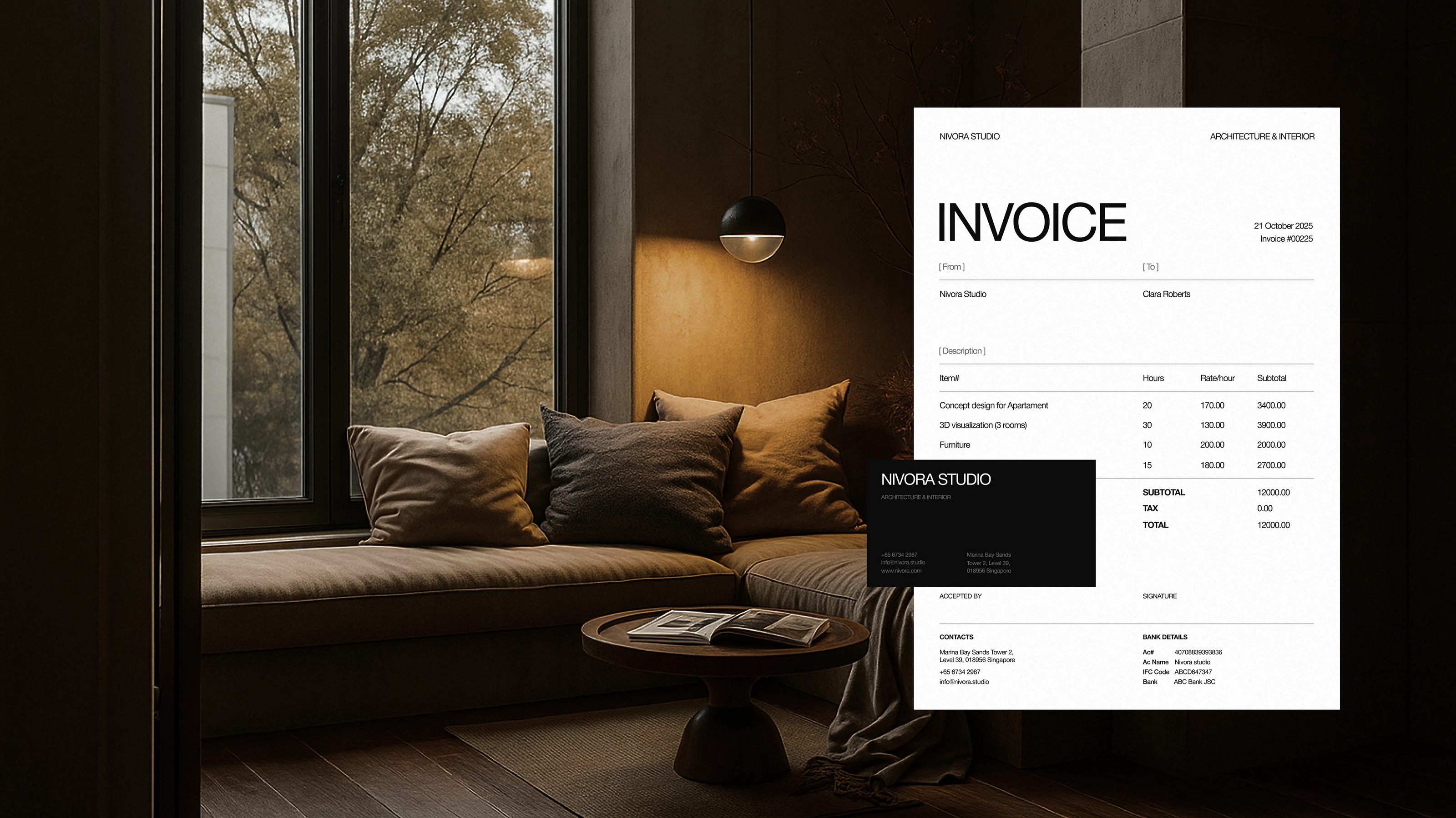 Nivora Studio | architerture and interior — Изображение №11 — Интерфейсы на Dprofile