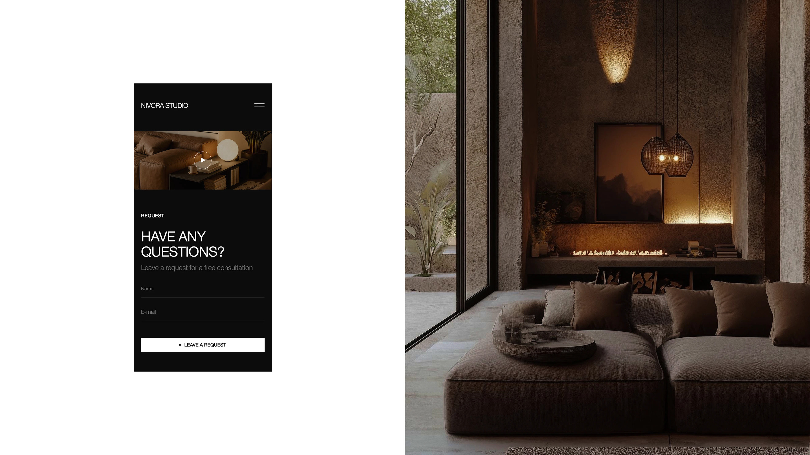 Nivora Studio | architerture and interior — Изображение №5 — Интерфейсы на Dprofile