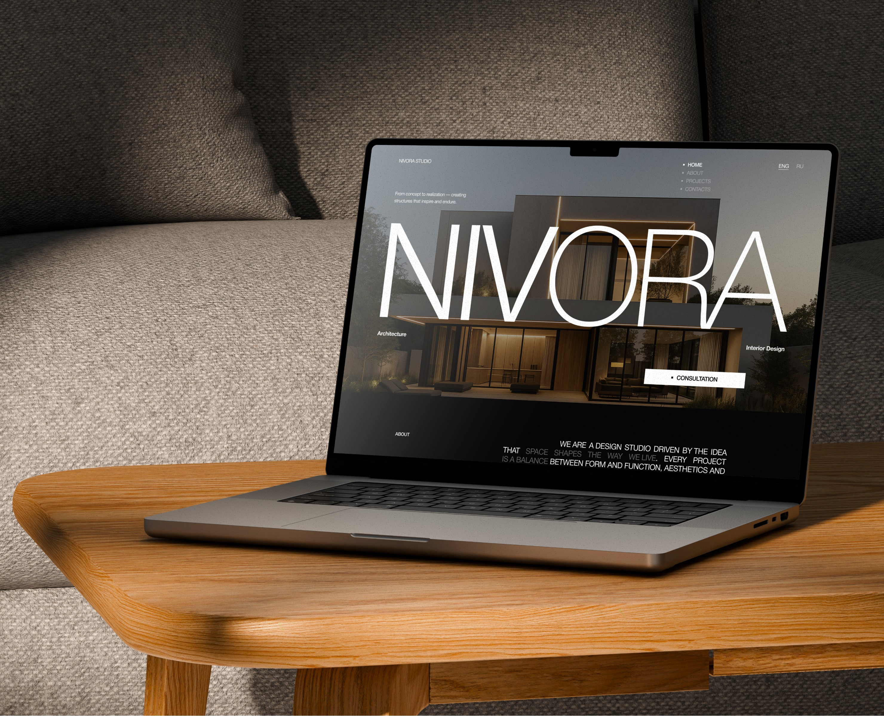 Nivora Studio | architerture and interior — Интерфейсы на Dprofile