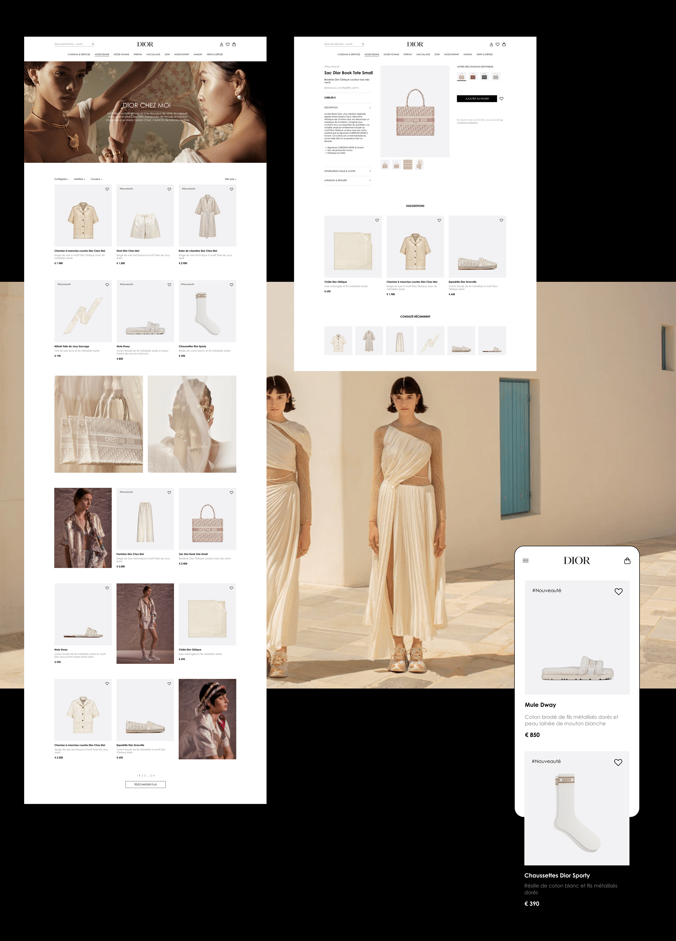 DIOR E-Commerce Redesign Concept — Изображение №4 — Интерфейсы, Брендинг на Dprofile
