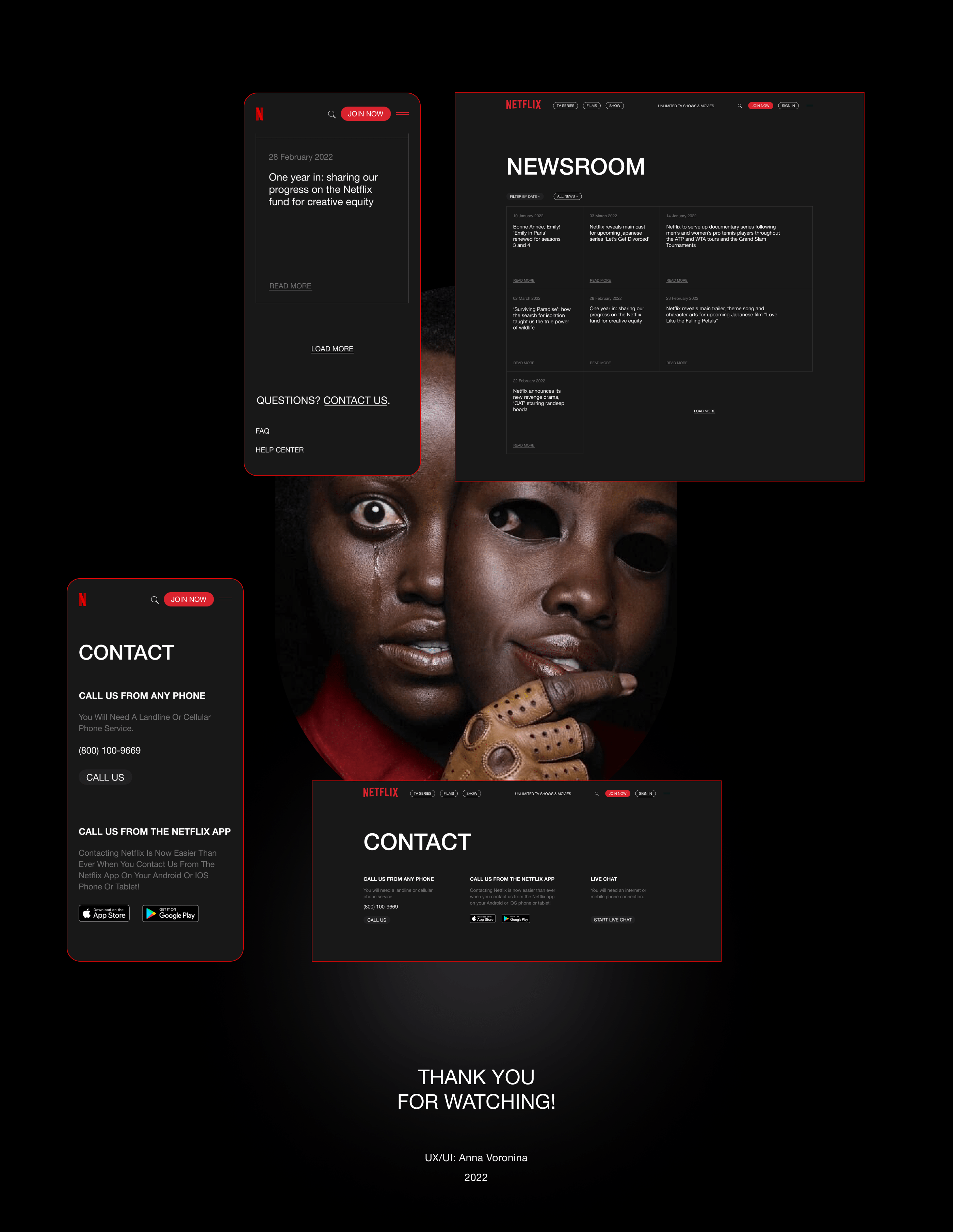 NETFLIX Redesign Concept Corporate Website — Изображение №5 — Брендинг, Анимация на Dprofile