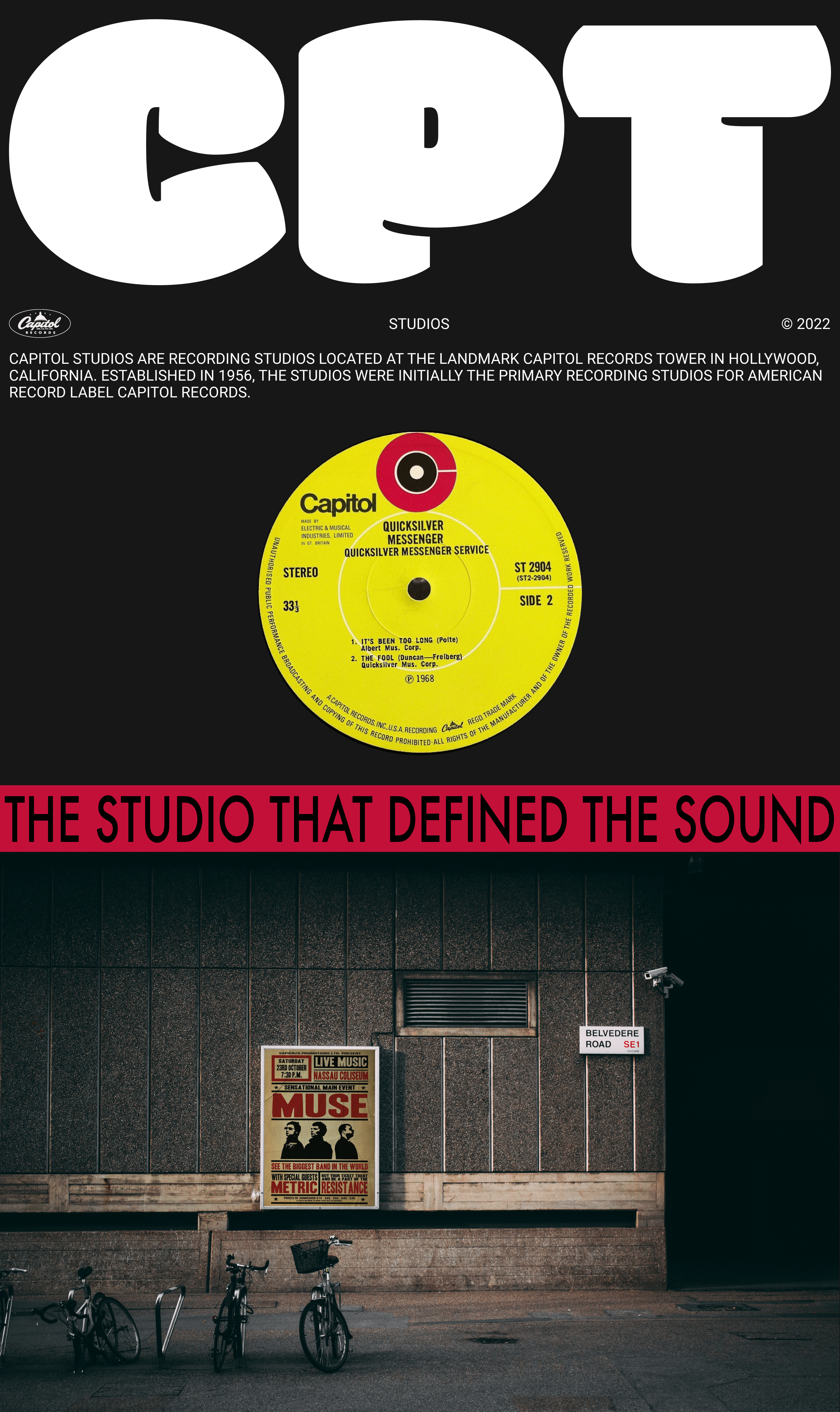 CAPITOL RECORDS Redesign concept — Изображение №1 — Интерфейсы, Брендинг на Dprofile