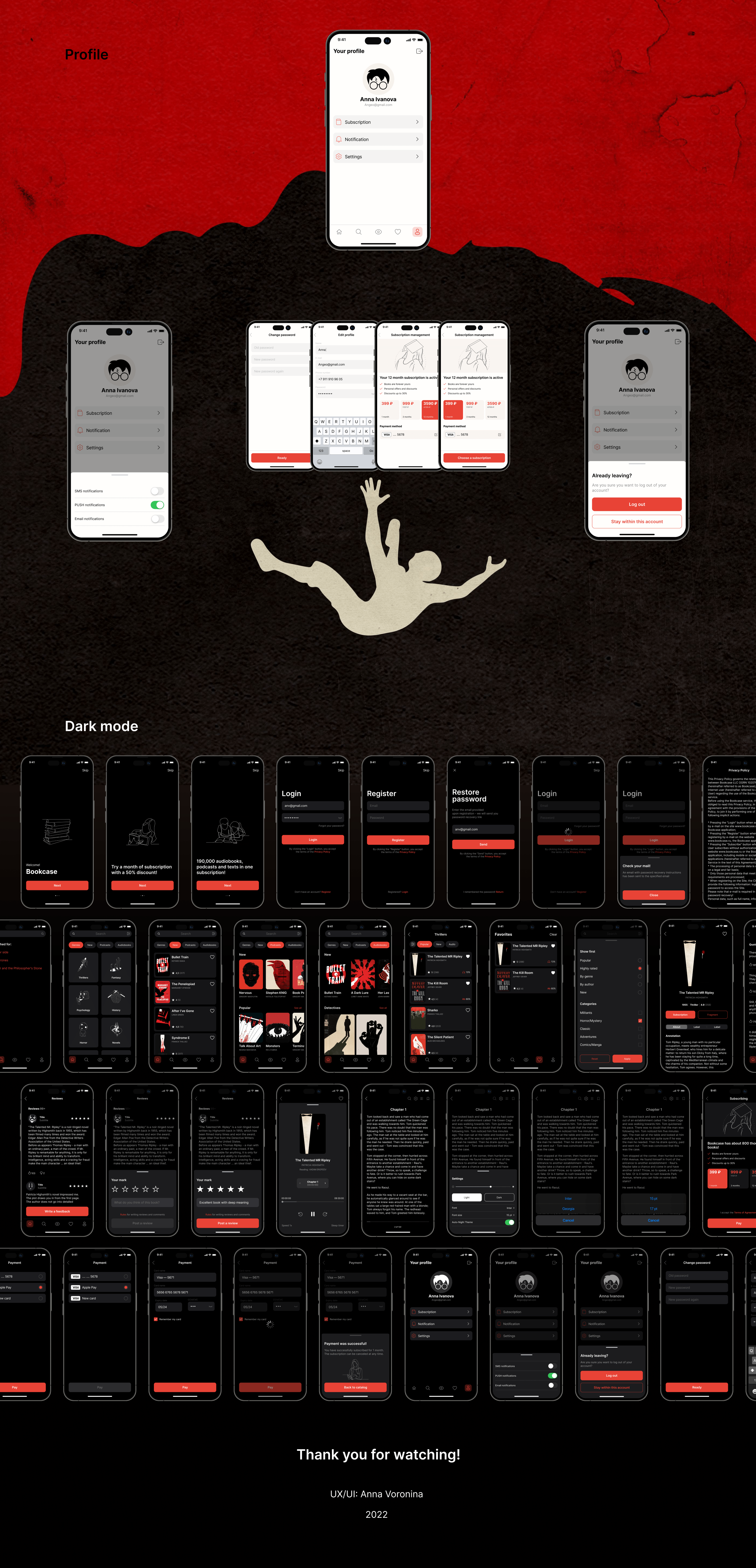 Bookcase Mobile App — Изображение №15 — Интерфейсы на Dprofile