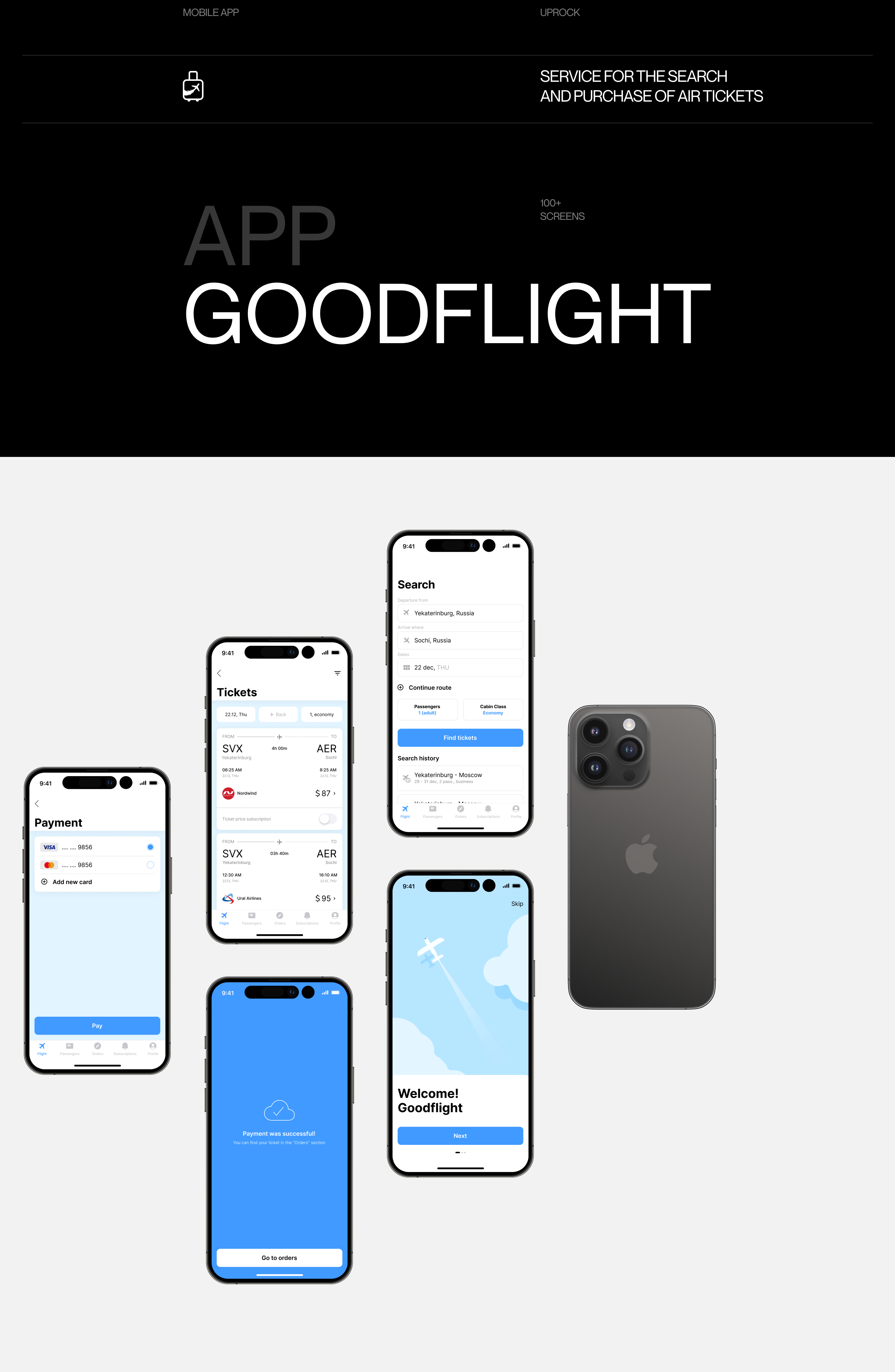 Goodflight Mobile App — Изображение №1 — Интерфейсы на Dprofile