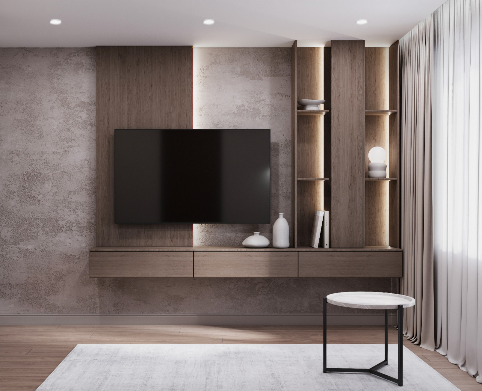Квартира Total beige — 3D на Dprofile