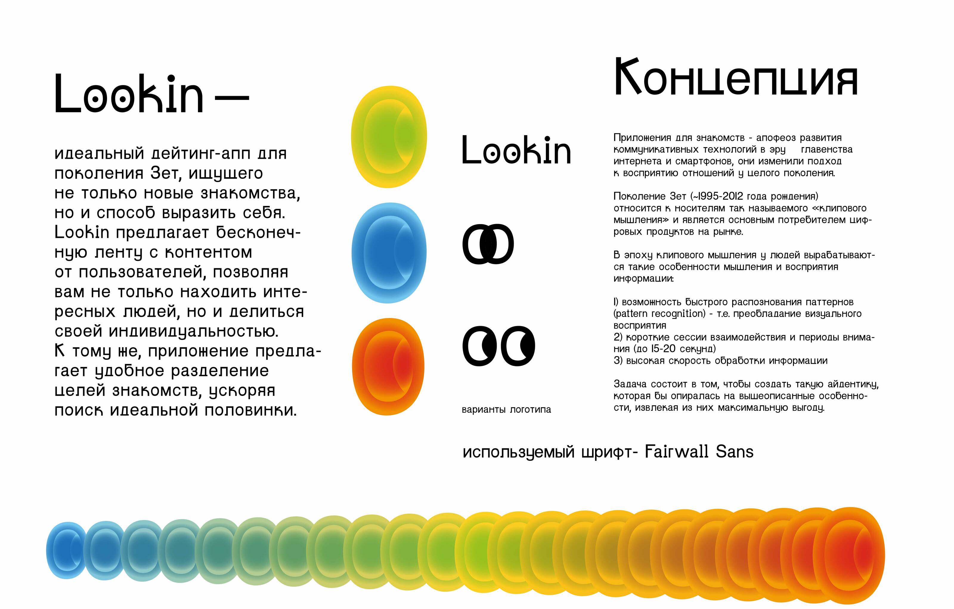 Айдентика приложения для знакомств Lookin — Изображение №2 — Брендинг на Dprofile