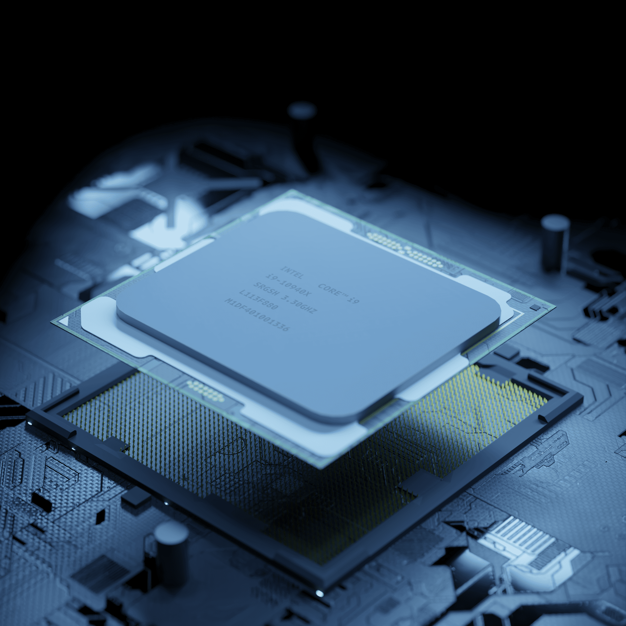 Intel I9-10940X | PRODUCT VISUALIZATION — Изображение №1 — 3D, Анимация на Dprofile