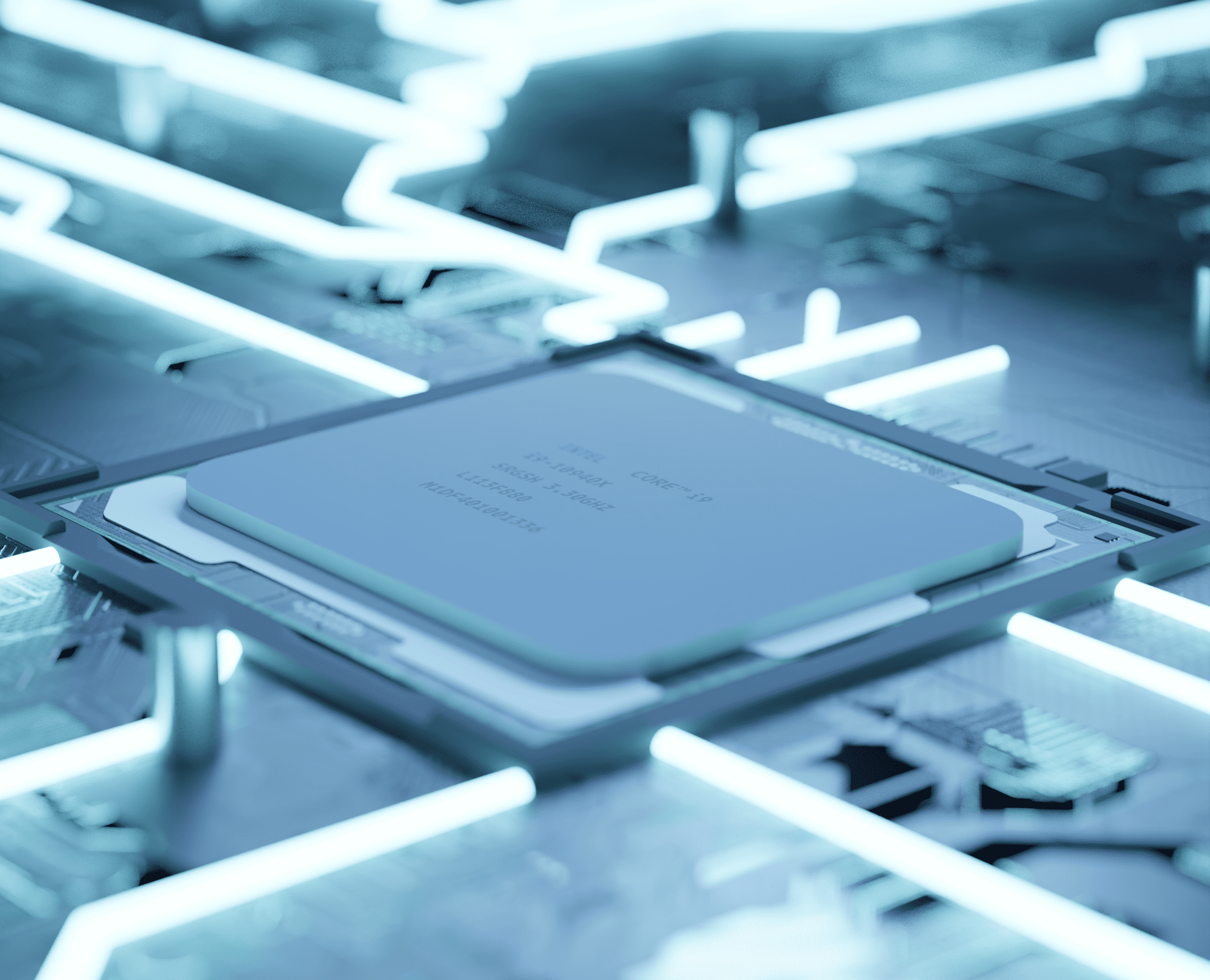 Intel I9-10940X | PRODUCT VISUALIZATION — 3D, Анимация на Dprofile