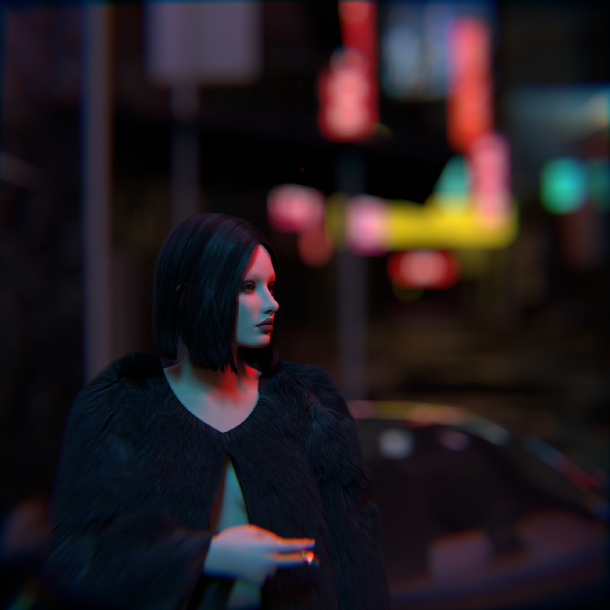 WOMAN IN FURCOAT | FASHION DESIGN — Изображение №3 — 3D, Анимация на Dprofile