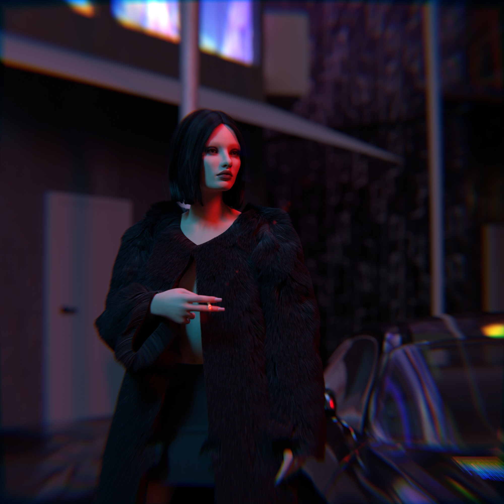 WOMAN IN FURCOAT | FASHION DESIGN — Изображение №4 — 3D, Анимация на Dprofile