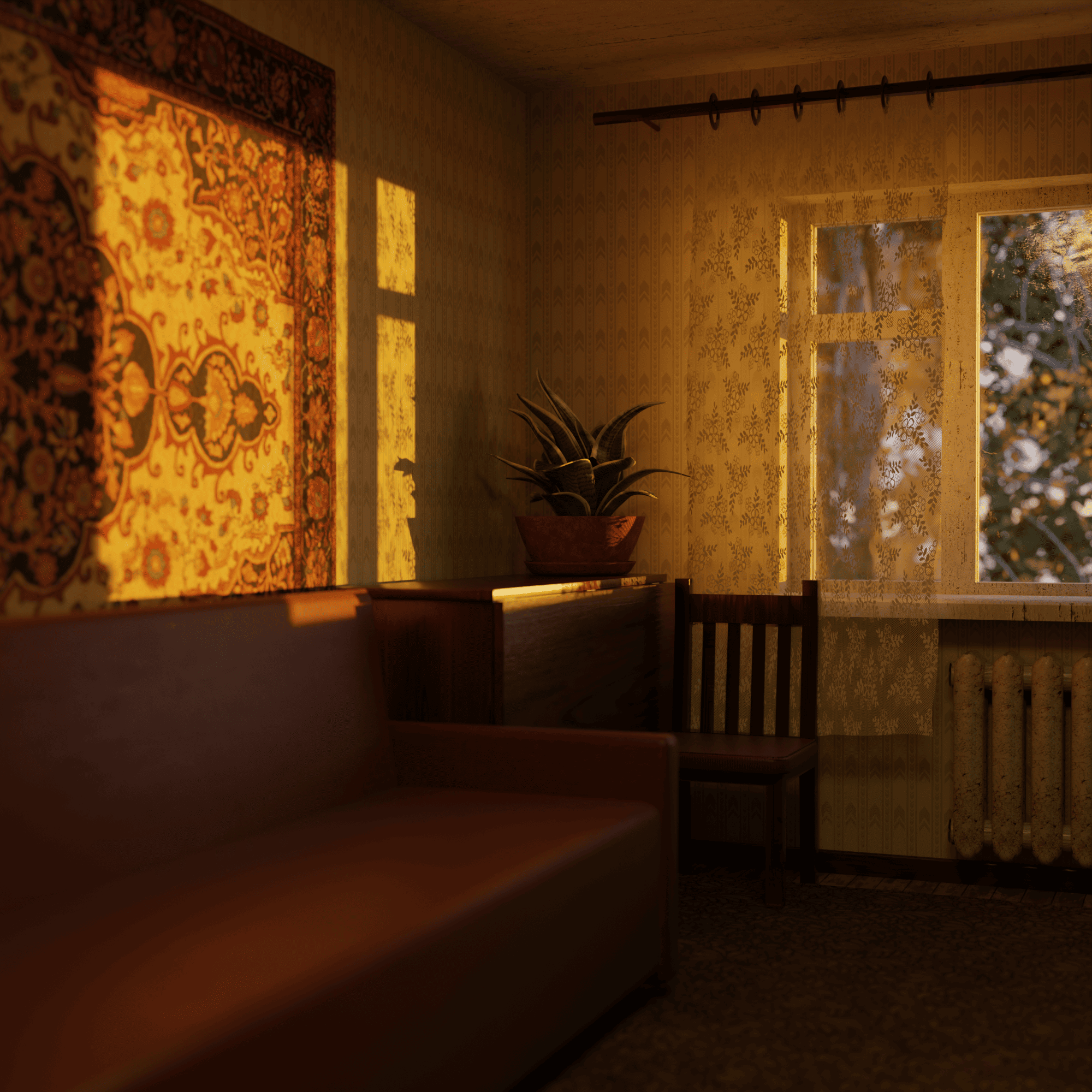 SOVIET APARTMENT | CG Cinematic — Изображение №1 — 3D, Анимация на Dprofile