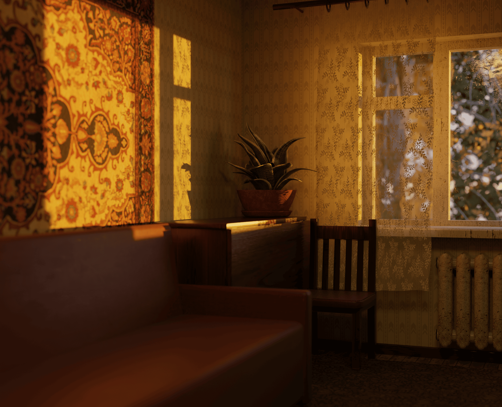 SOVIET APARTMENT | CG Cinematic — 3D, Анимация на Dprofile