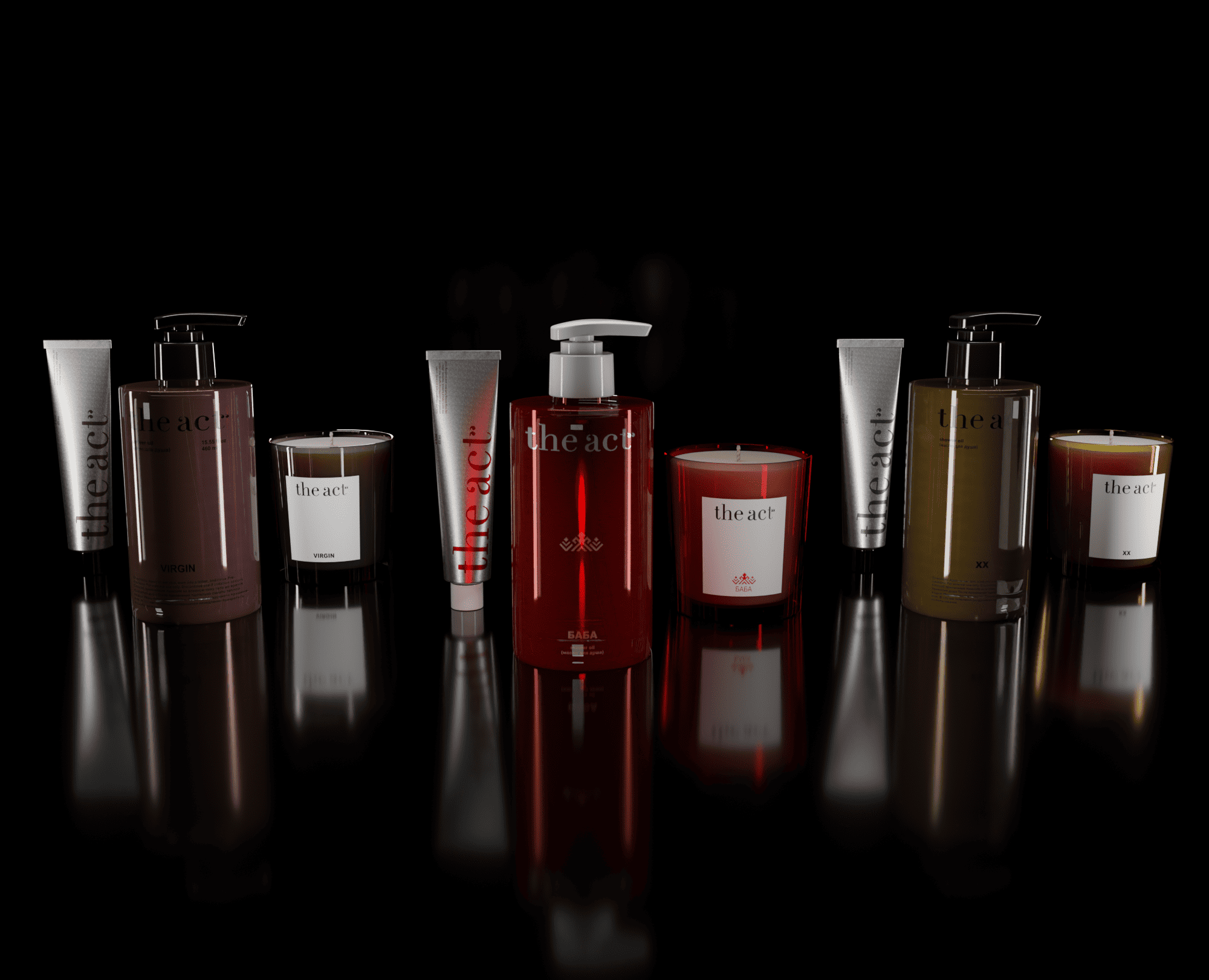 THE ACT | PRODUCT VISUALIZATION — Иллюстрация, 3D на Dprofile