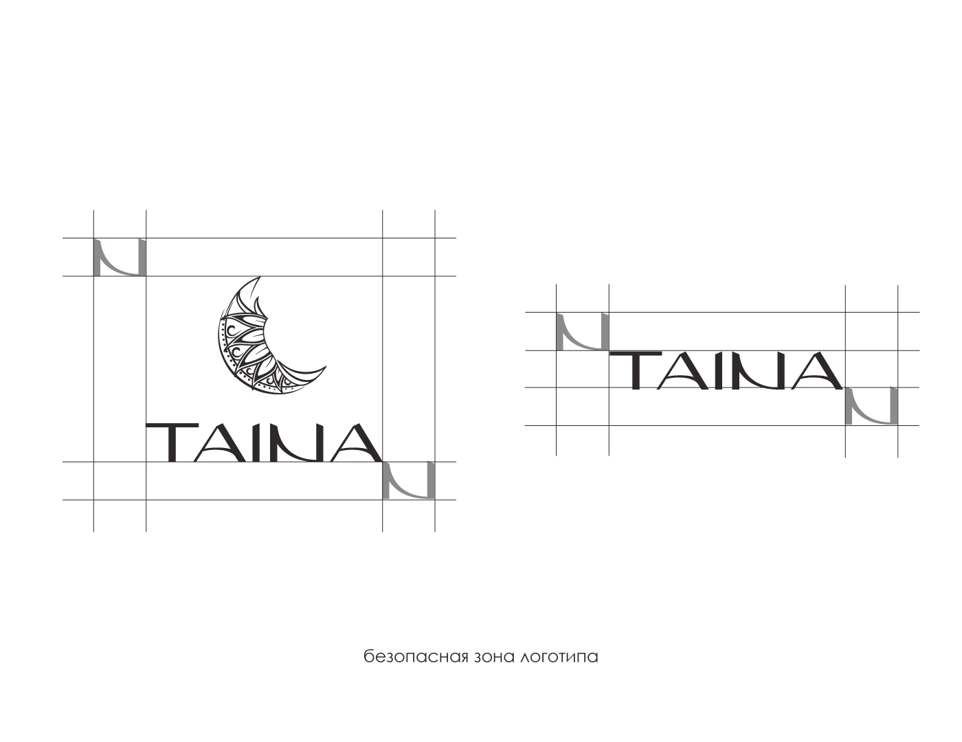 TAINA | LOGO | ФИРМЕННЫЙ СТИЛЬ | ЛОГОТИП — Изображение №4 — Брендинг на Dprofile