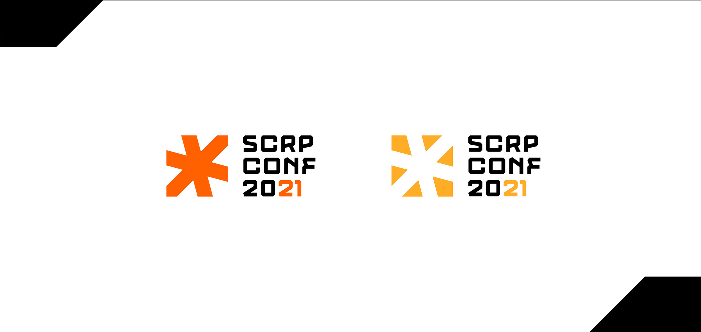 SCRP Conf 2021 / логотип для конференции — Изображение №5 — Брендинг, Графика на Dprofile