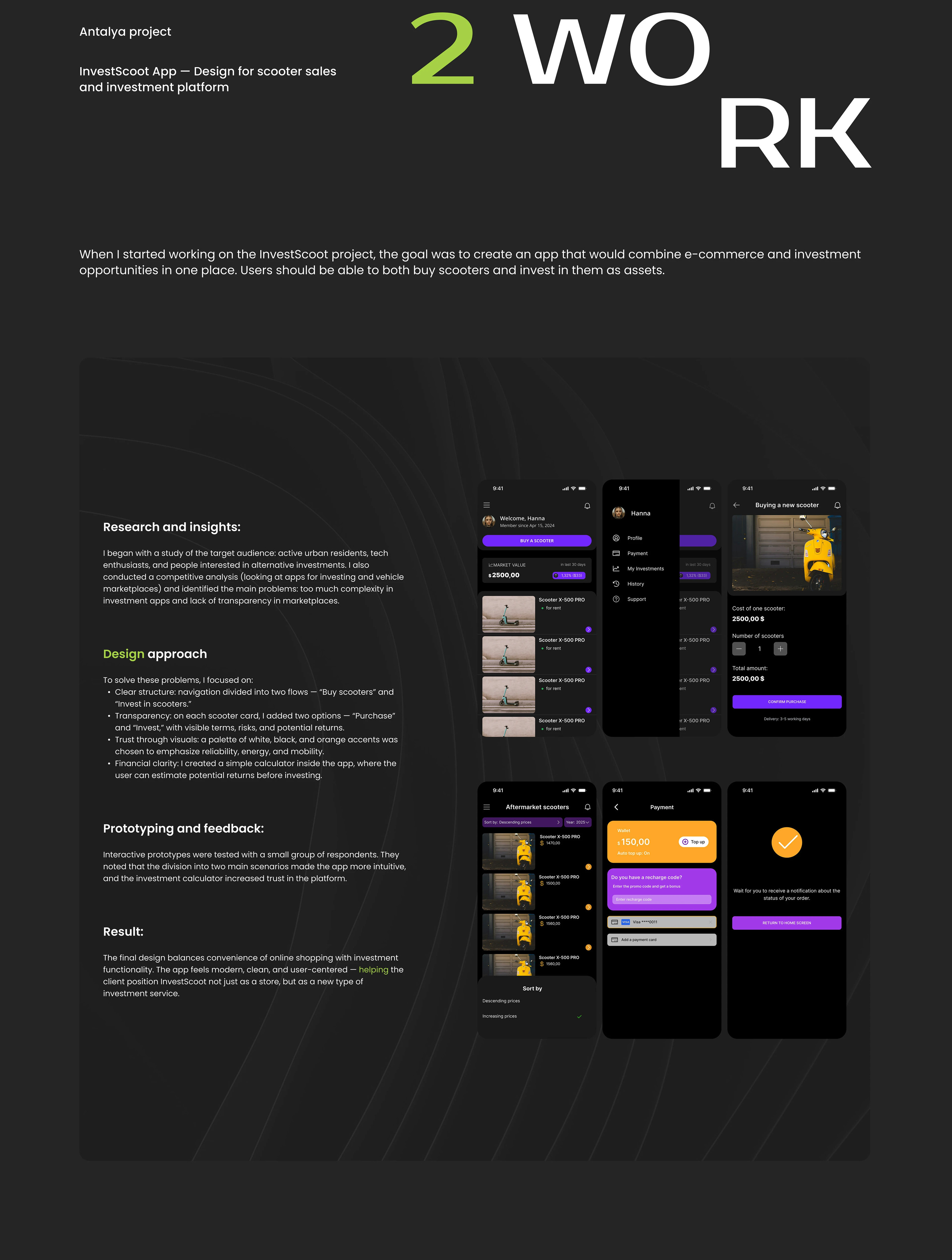 Portfolio 2025 - UX/UI Design — Изображение №4 — Интерфейсы на Dprofile