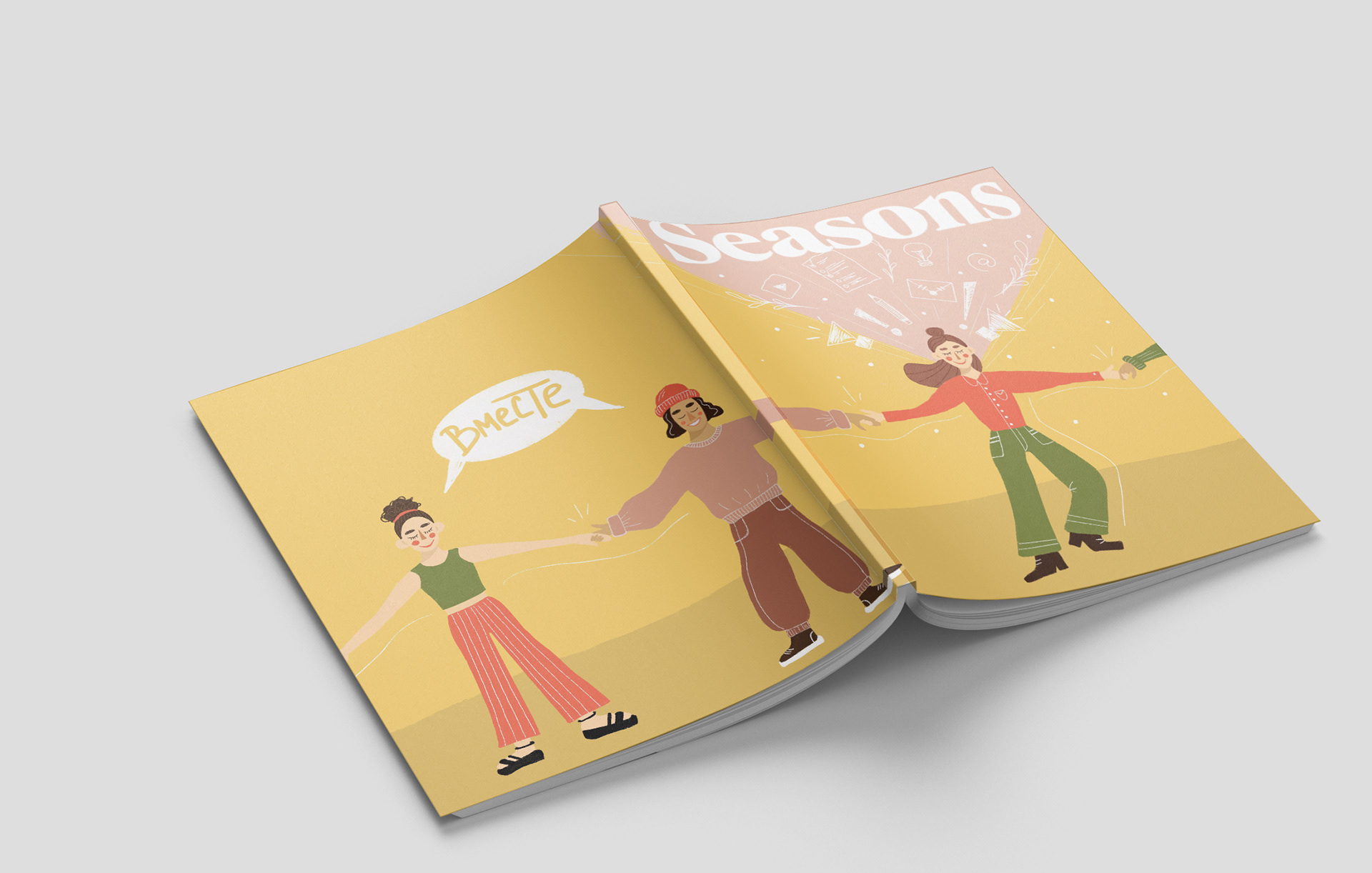 Иллюстрация для конкурса журнала Seasons — Изображение №2 — Иллюстрация на Dprofile