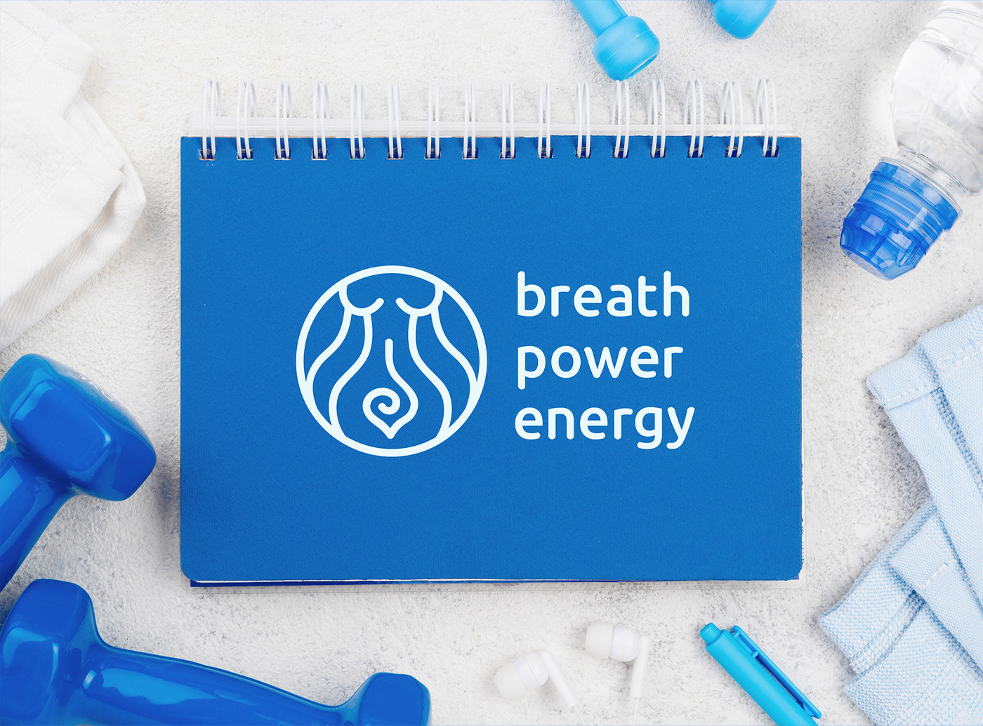breath power energy brand identity logo — Изображение №1 — Брендинг, Графика на Dprofile