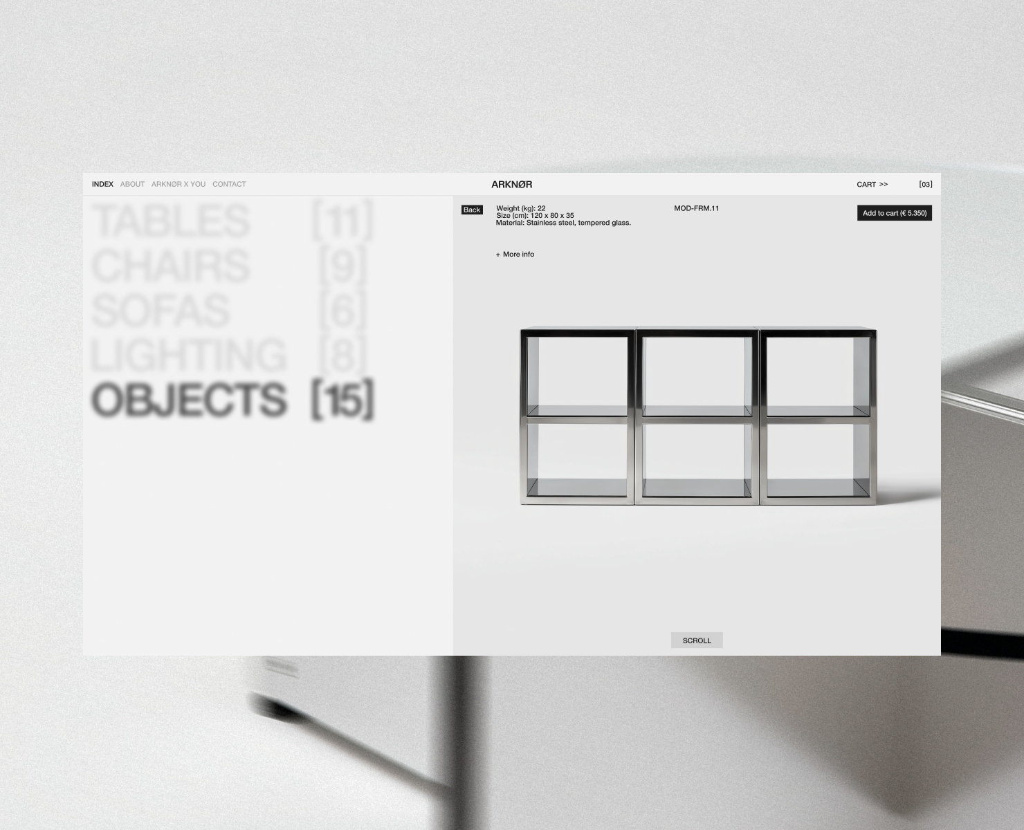 ARKNØR.Studio — Интерфейсы, Анимация на Dprofile