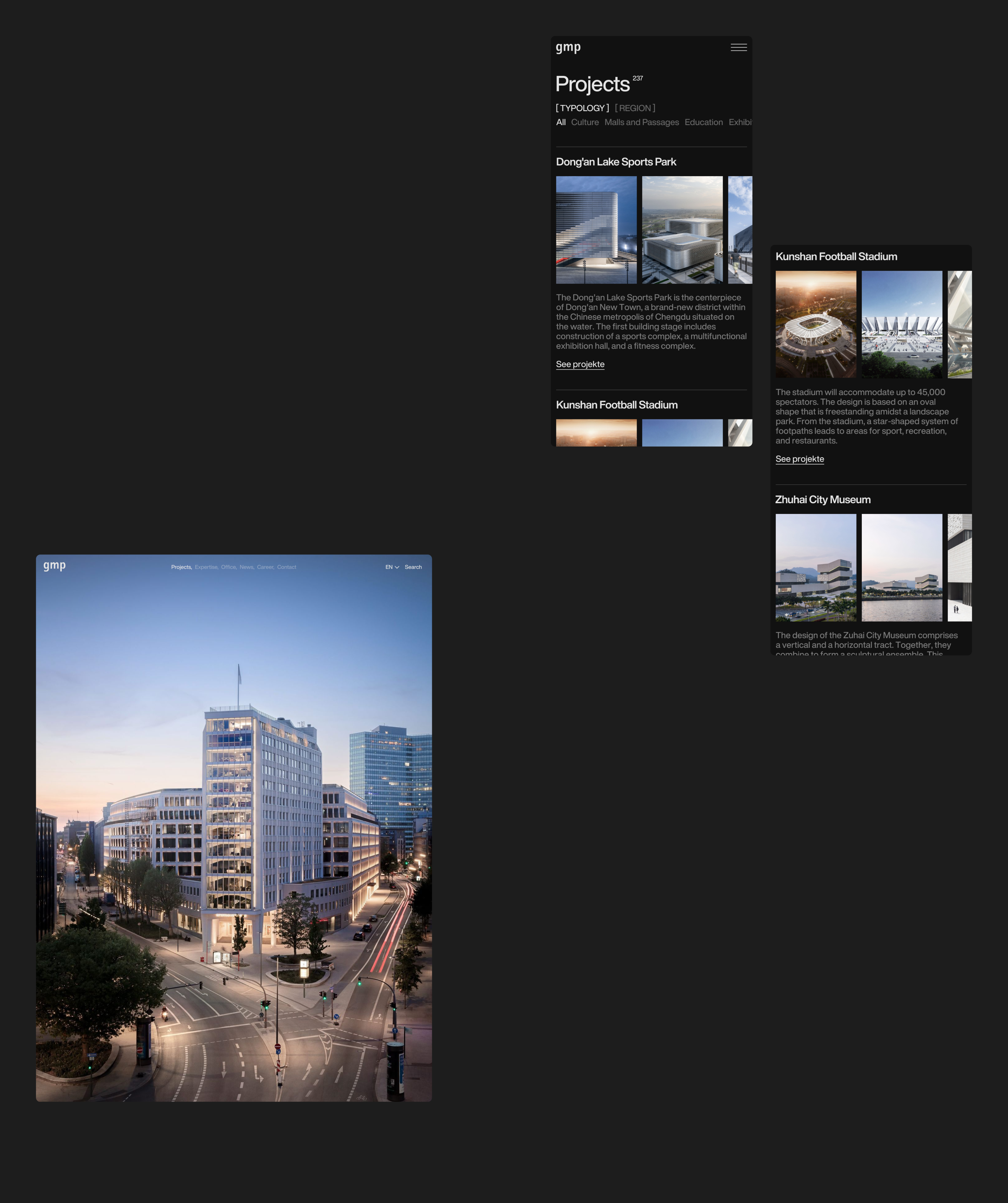 gmp Architekten — Изображение №8 — Интерфейсы, Брендинг на Dprofile