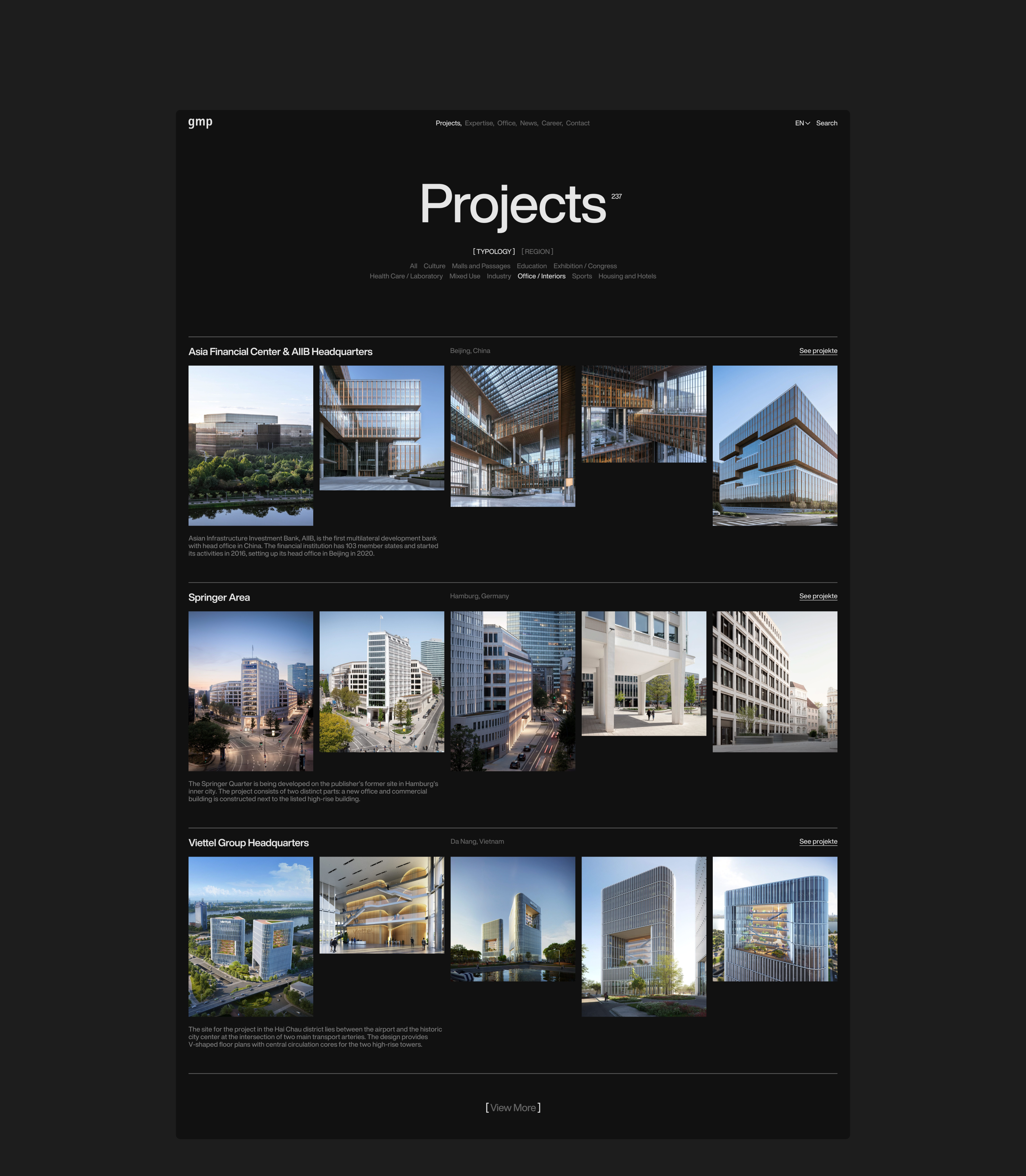 gmp Architekten — Изображение №7 — Интерфейсы, Брендинг на Dprofile