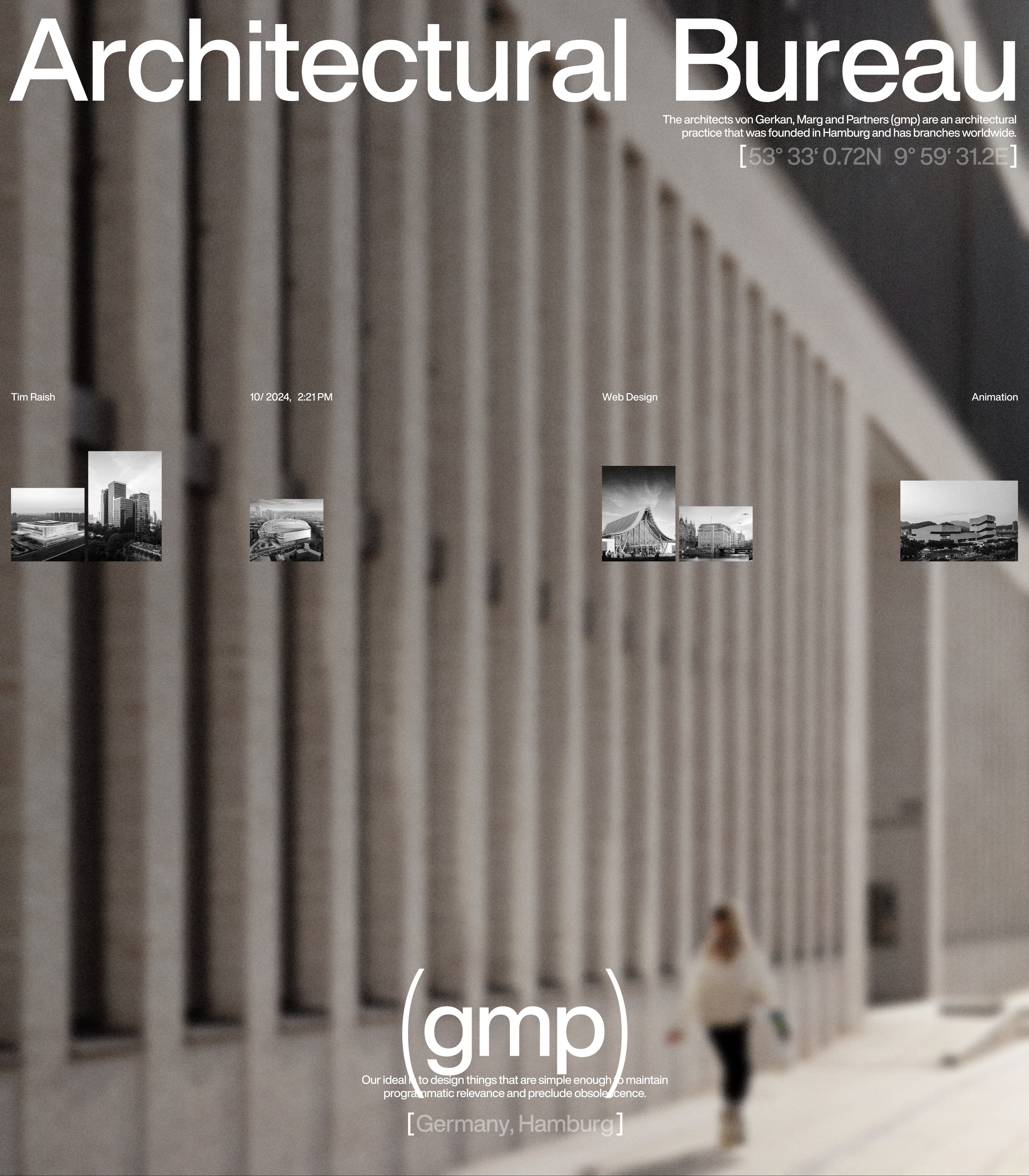 gmp Architekten — Изображение №1 — Интерфейсы, Брендинг на Dprofile