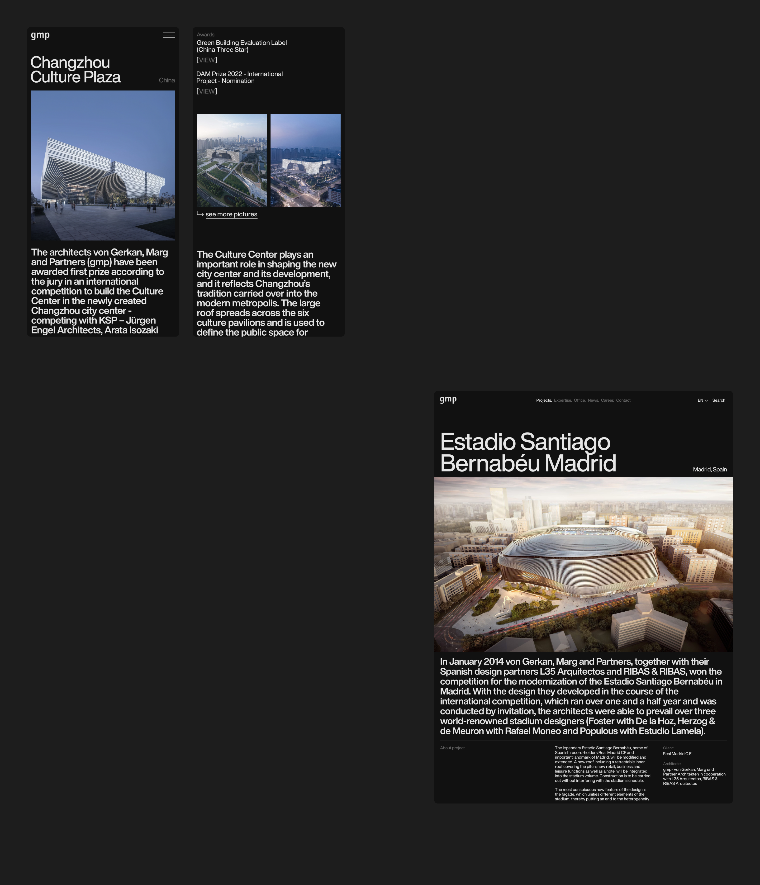 gmp Architekten — Изображение №5 — Интерфейсы, Брендинг на Dprofile