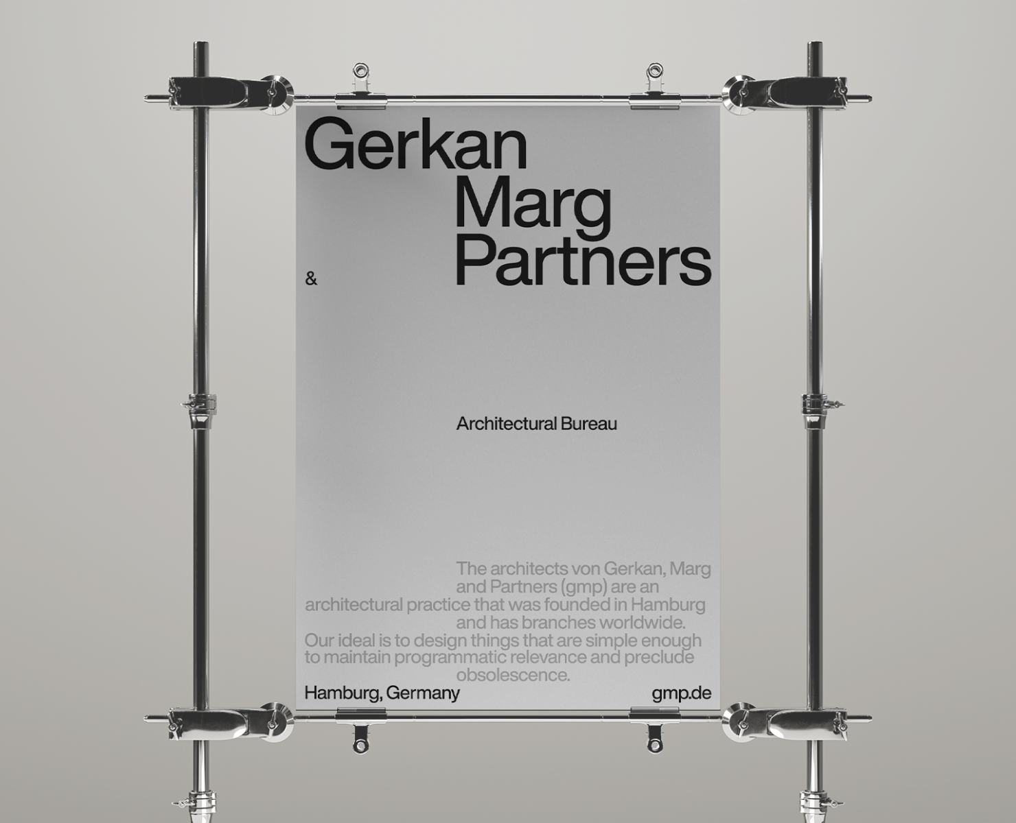 gmp Architekten — Интерфейсы, Брендинг на Dprofile
