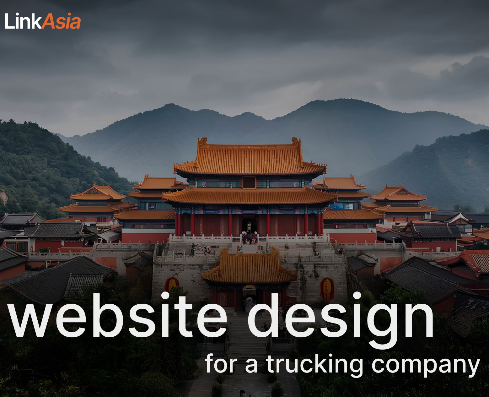 LinkAsia | Website for a trucking company — Интерфейсы на Dprofile