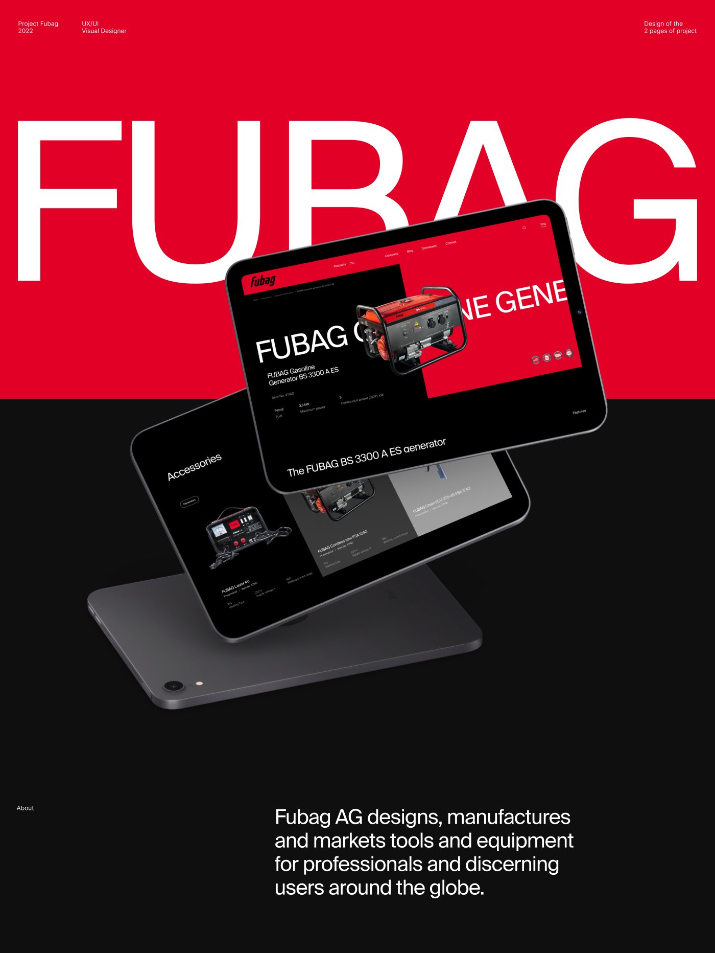 Fubag — Website | UI/UX — Изображение №1 — Интерфейсы, Маркетинг на Dprofile