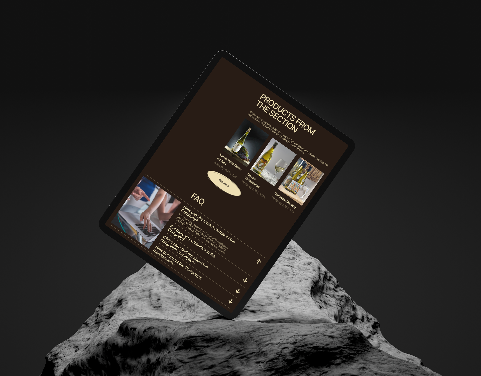 AlkoWinner Factory/Импорт и дистрибуции элитного алкоголя — Изображение №9 — Интерфейсы, Брендинг на Dprofile
