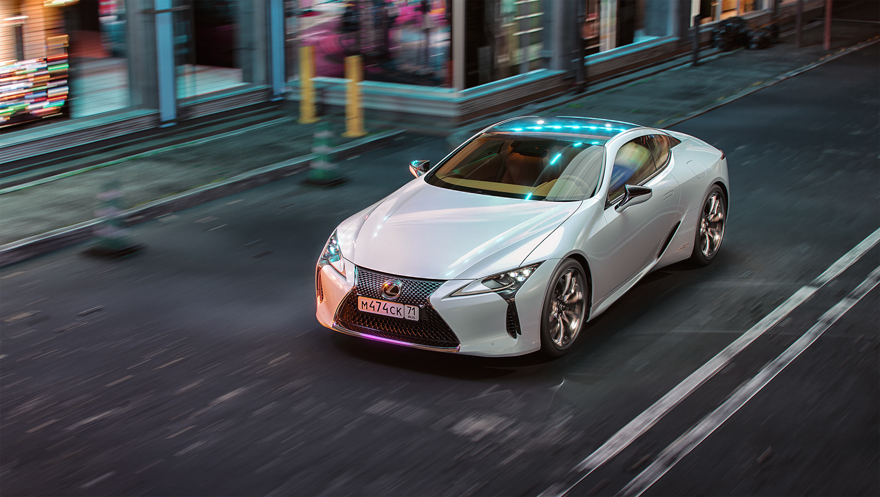 Lexus LC500h (Full CG) — Изображение №4 — Иллюстрация, 3D на Dprofile