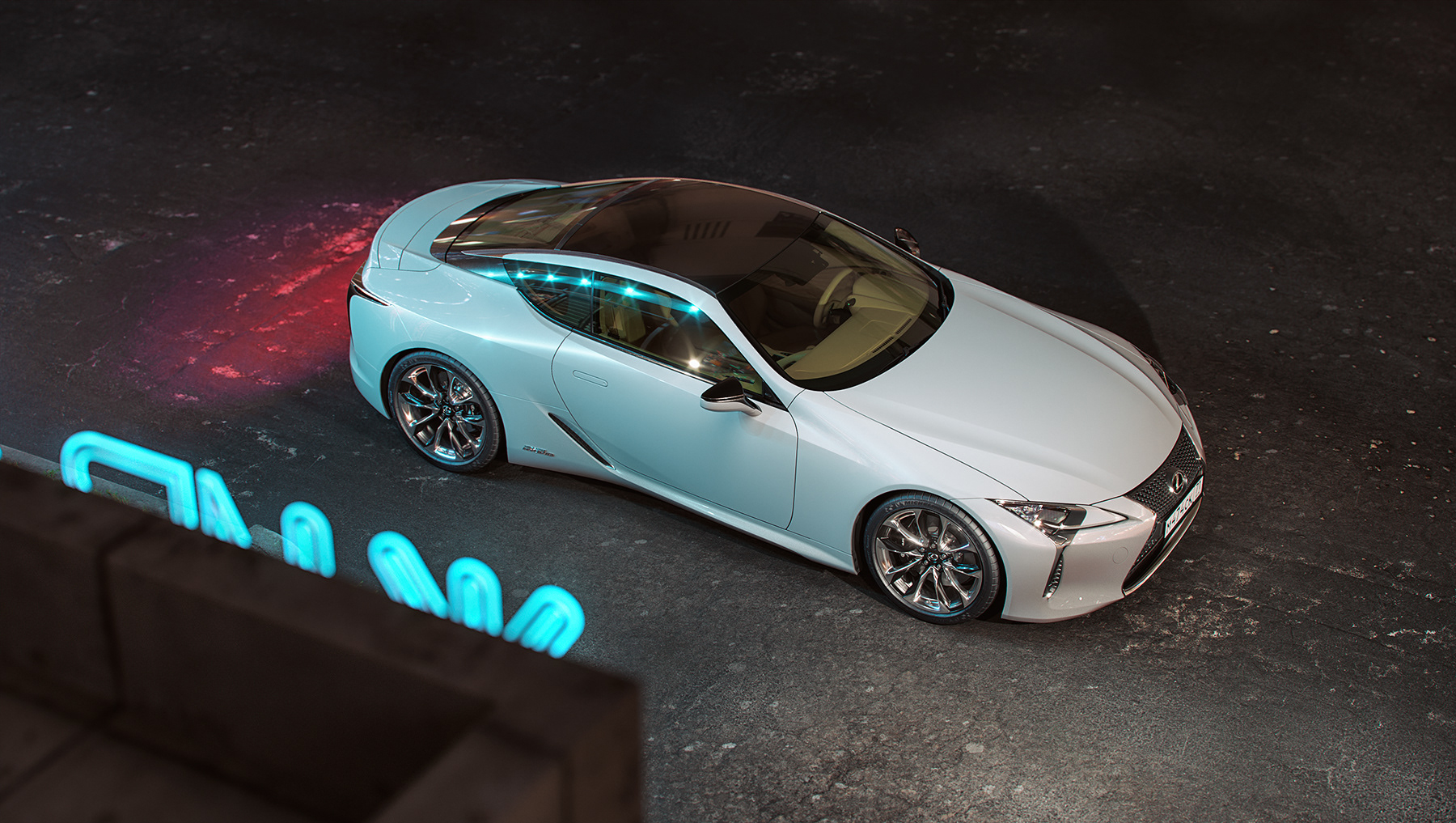 Lexus LC500h (Full CG) — Изображение №6 — Иллюстрация, 3D на Dprofile