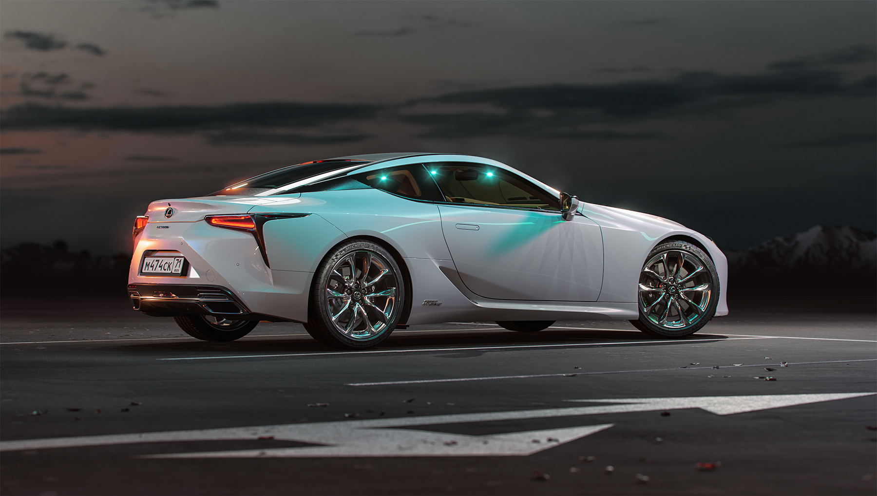 Lexus LC500h (Full CG) — Изображение №5 — Иллюстрация, 3D на Dprofile