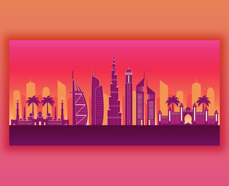 Иллюстрация "Дубаи" — Иллюстрация, Графика на Dprofile