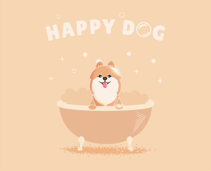 Персонаж собачки для Instagram — Иллюстрация, Графика на Dprofile