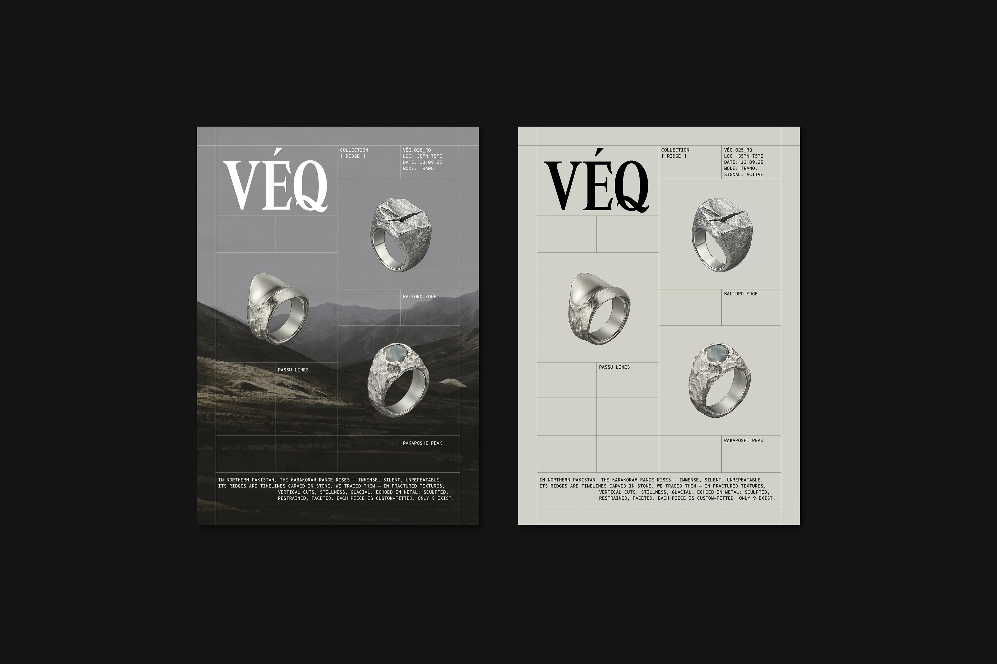 VÉQ / айдентика ювелирного бренда — Изображение №10 — Брендинг на Dprofile