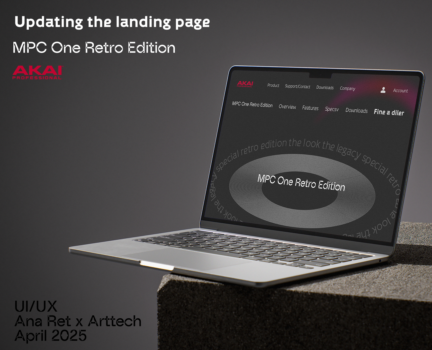 Updating the landing page Akai на Dprofile