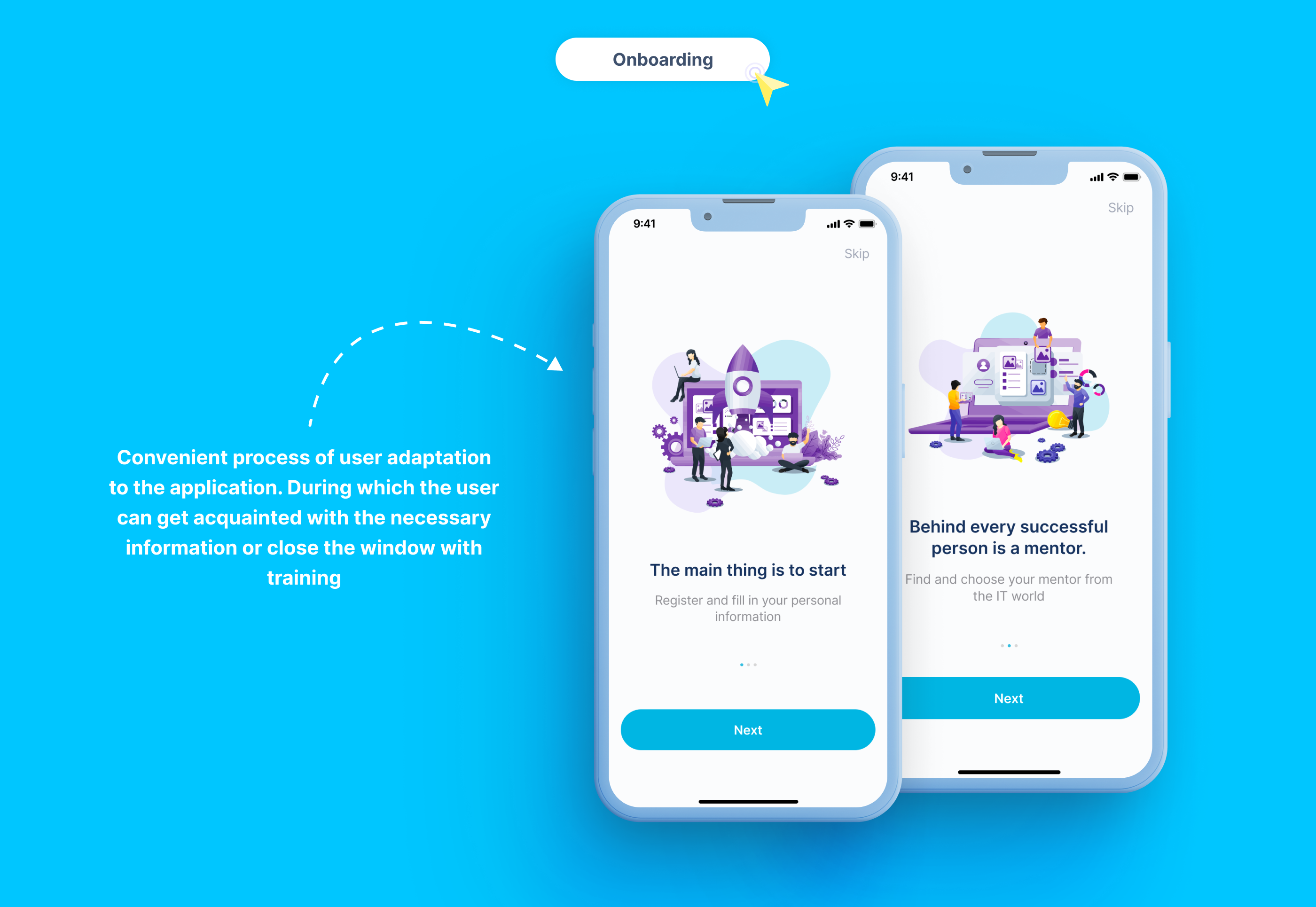 AvriMentoria – Mobile App UX/UI — Изображение №6 — Интерфейсы, Анимация на Dprofile