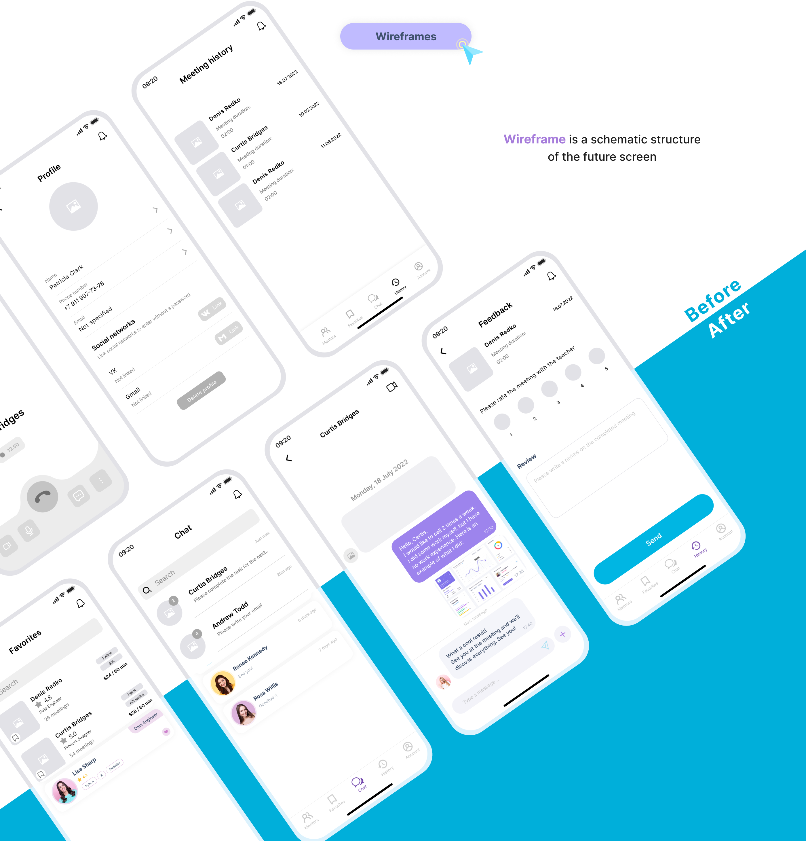 AvriMentoria – Mobile App UX/UI — Изображение №5 — Интерфейсы, Анимация на Dprofile