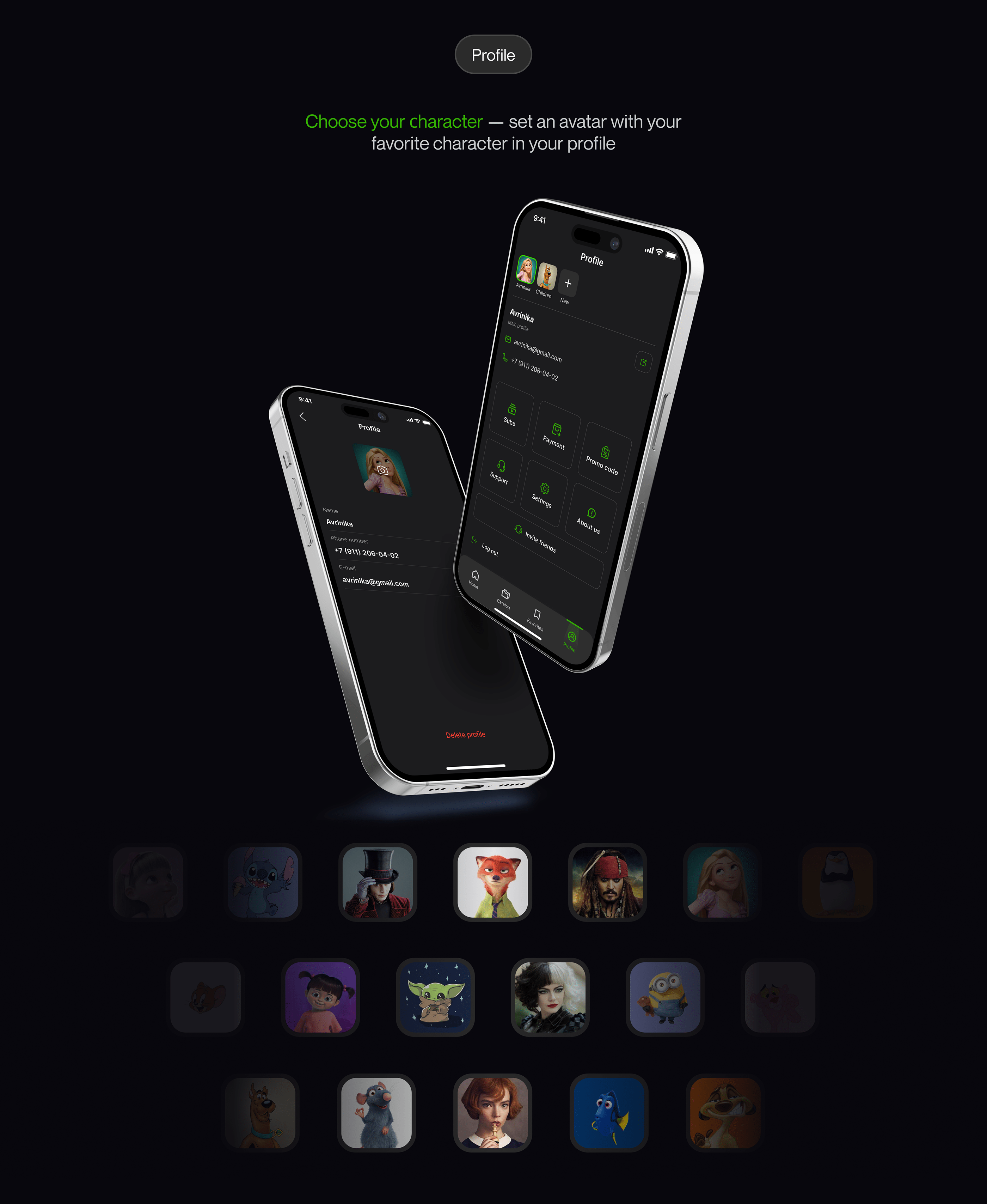 COSMOS - Cinema Mobile App UX/UI — Изображение №11 — Интерфейсы, Графика на Dprofile
