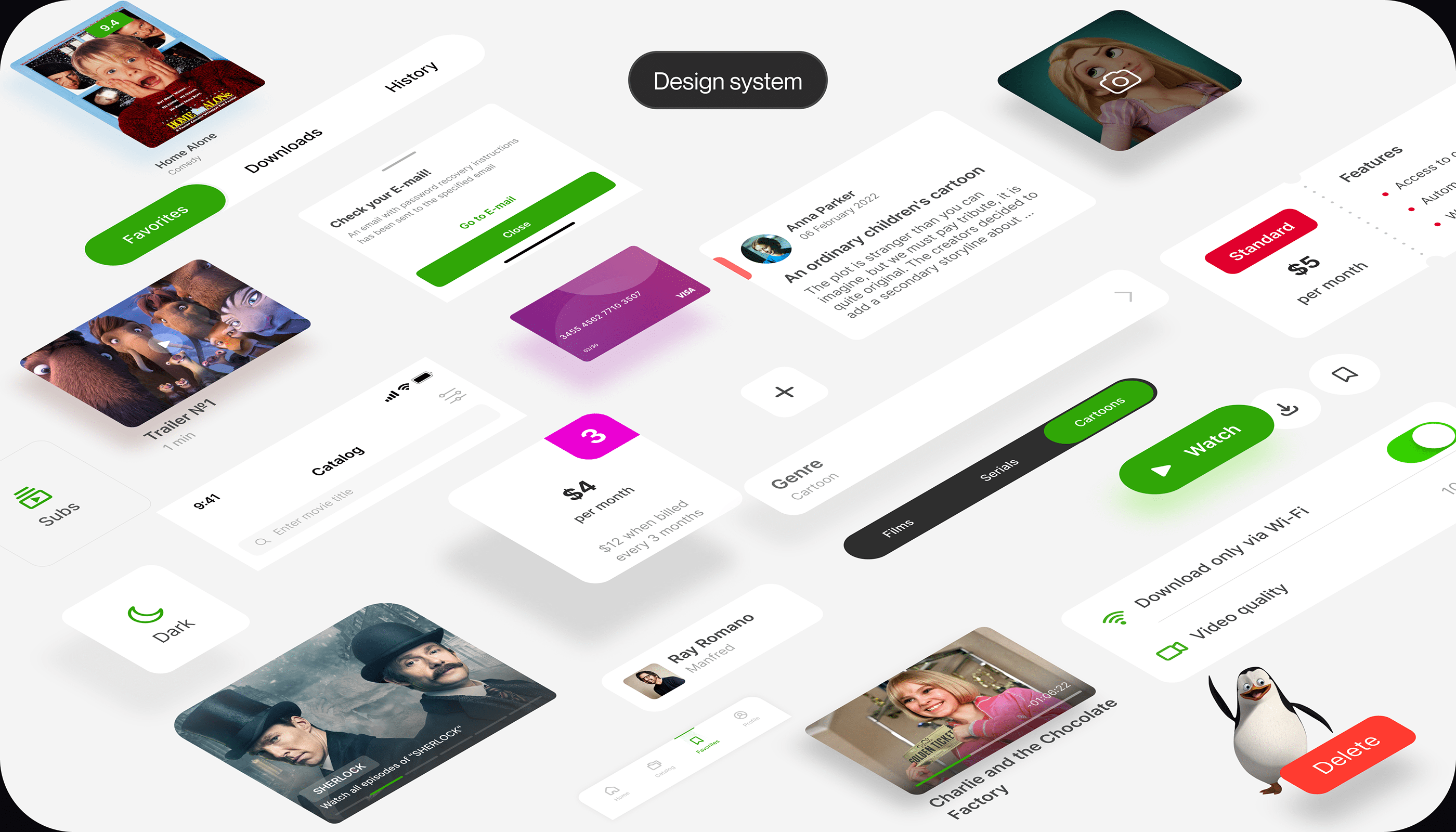 COSMOS - Cinema Mobile App UX/UI — Изображение №10 — Интерфейсы, Графика на Dprofile
